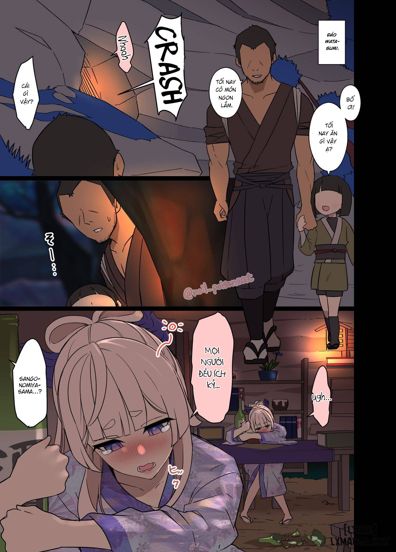 Deisui Shita Sangonomiya Kokomi ni Warui Koto o Suru Hanashi-Truyện Màu - Trang 1