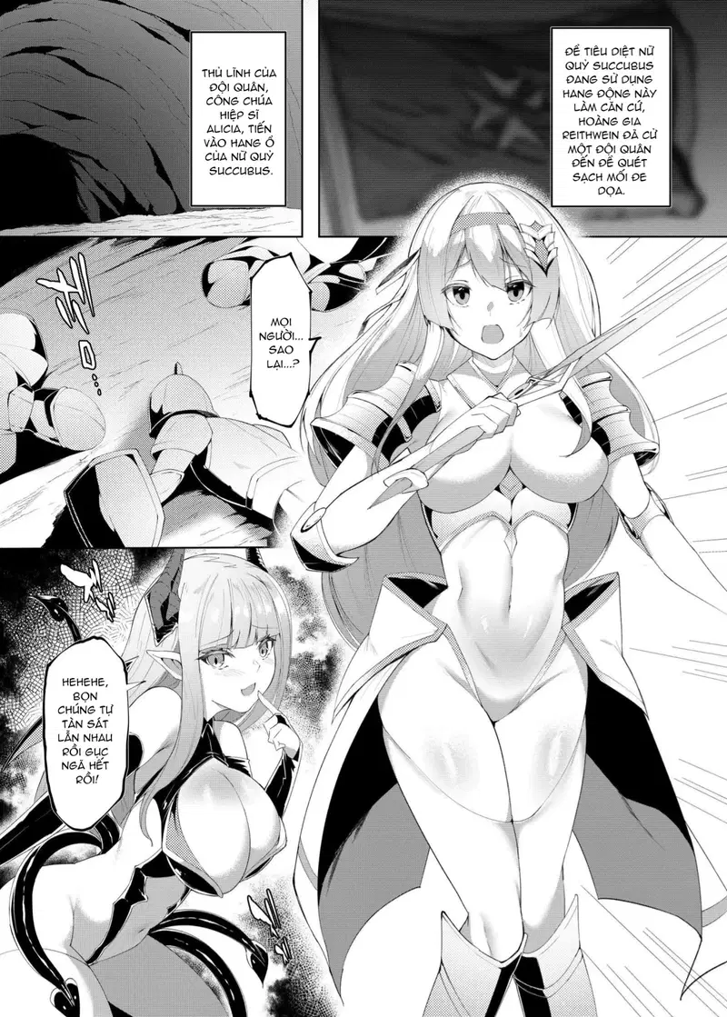 Princess Fetishism ―Câu chuyện về một nàng công chúa hiệp sĩ bị một con quỷ huấn luyện chân và nách và trở thành một con quỷ biến thái.― - Trang 2