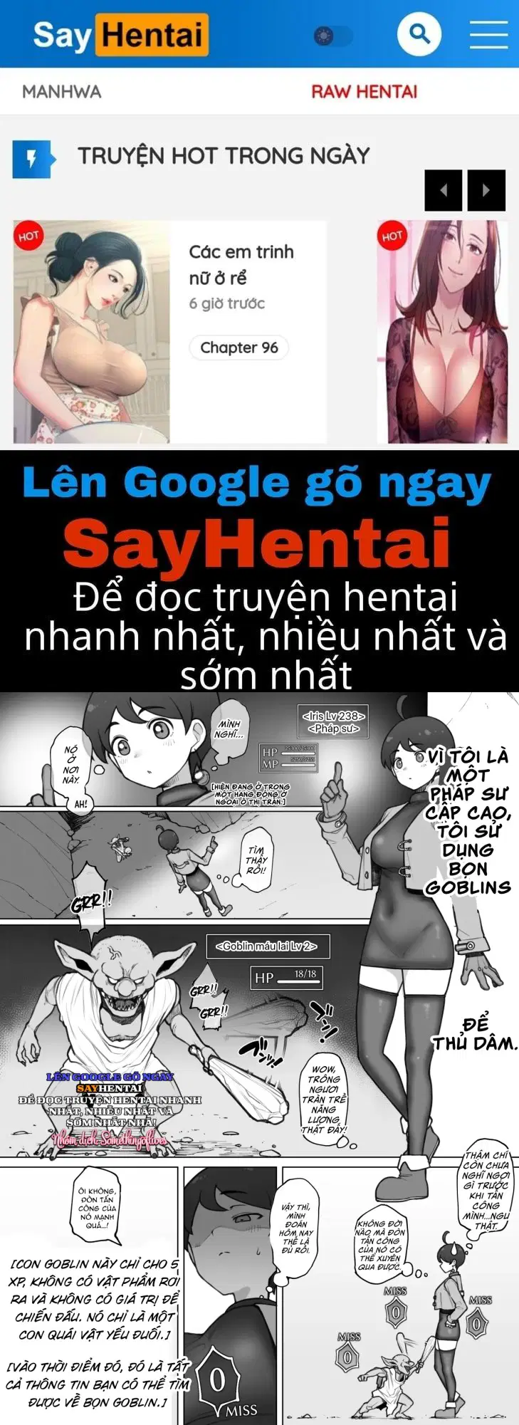 Dai Mahoutsukai no Boku ga Goblin de Onanie Shita Sei de - Trang 1