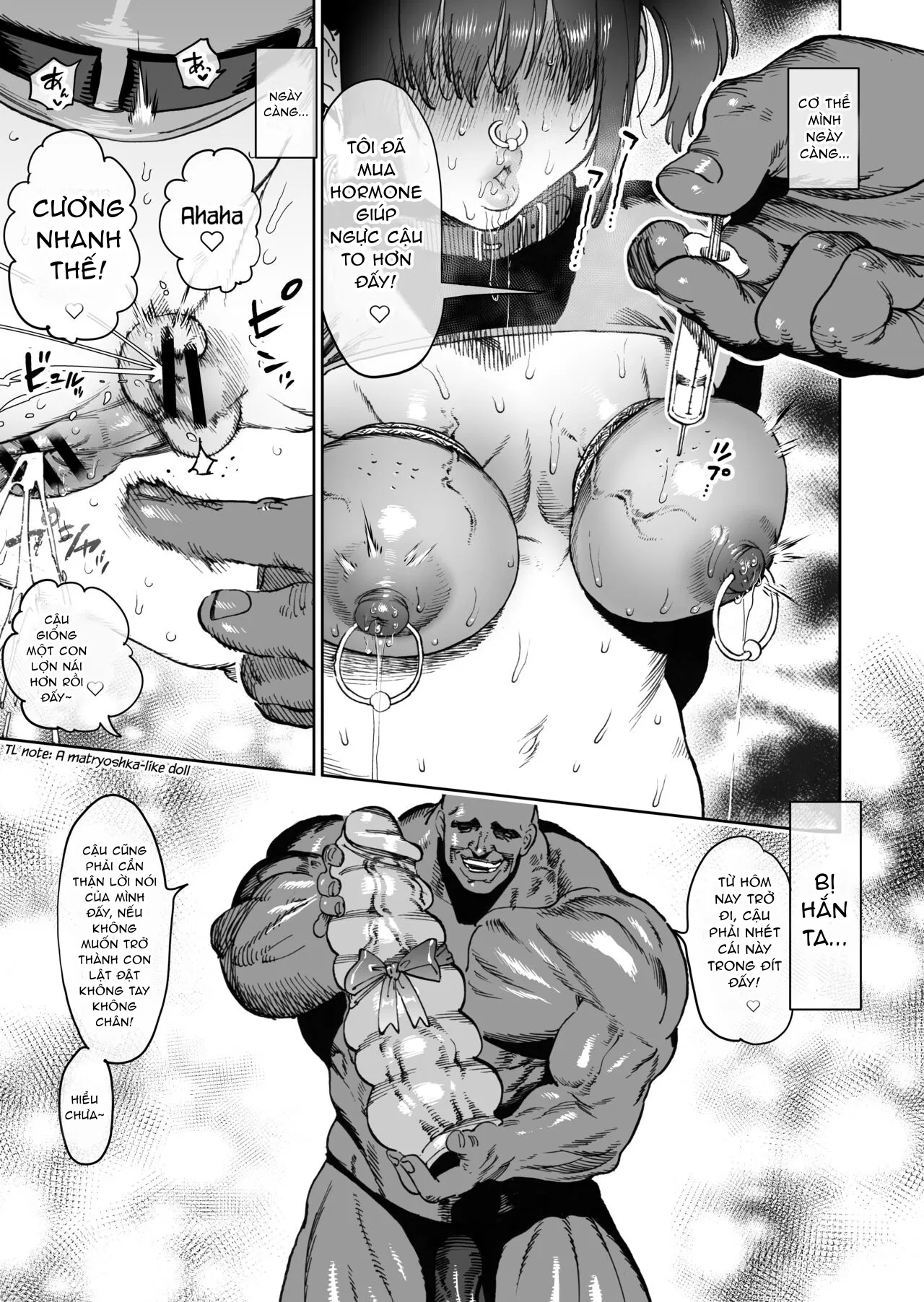 [Horieros no Ouchi (Horieros)] Câu chuyện về hai người bạn chiến đấu đã chia tay vì lời thề trở nên mạnh mẽ hơn, gặp lại nhau sau 2 năm trong hình dạng một con lợn nái - Trang 18