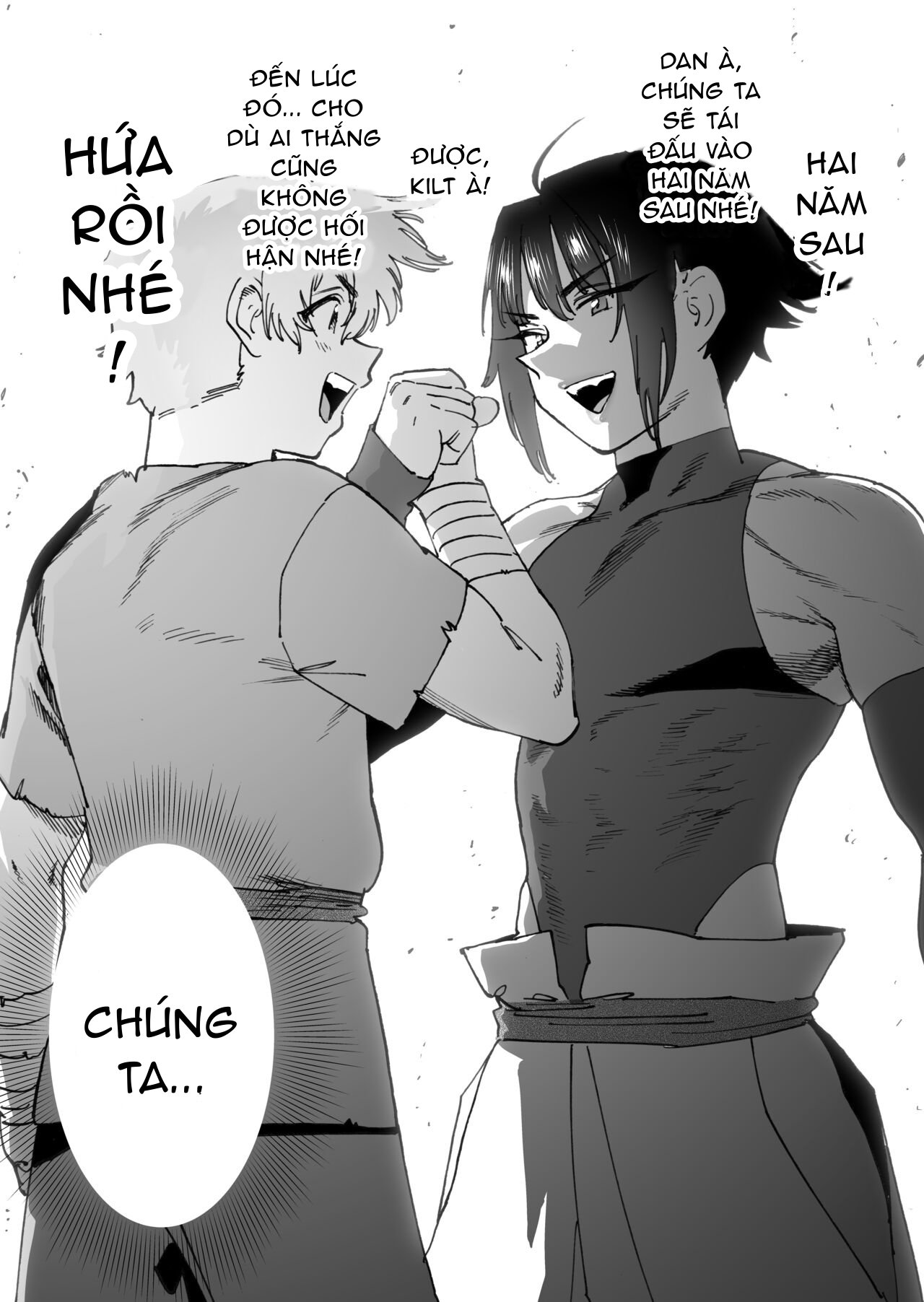 [Horieros no Ouchi (Horieros)] Câu chuyện về hai người bạn chiến đấu đã chia tay vì lời thề trở nên mạnh mẽ hơn, gặp lại nhau sau 2 năm trong hình dạng một con lợn nái - Trang 14