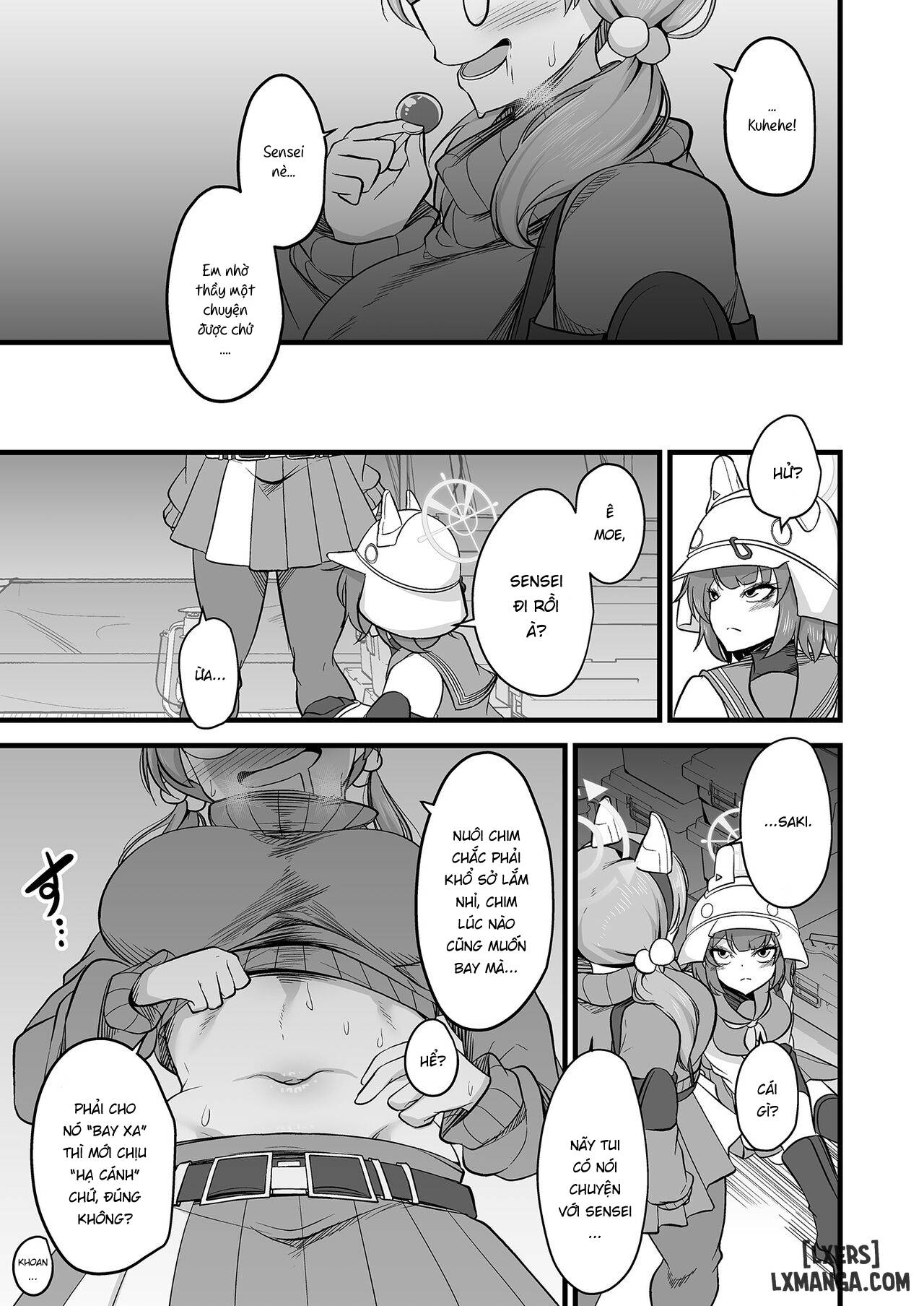 Chuyện tình kì lạ giữa Moe và Saki! (như chó với mèo!) - Trang 9