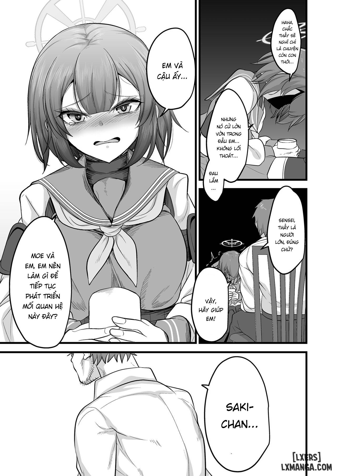 Chuyện tình kì lạ giữa Moe và Saki! (như chó với mèo!) - Trang 3