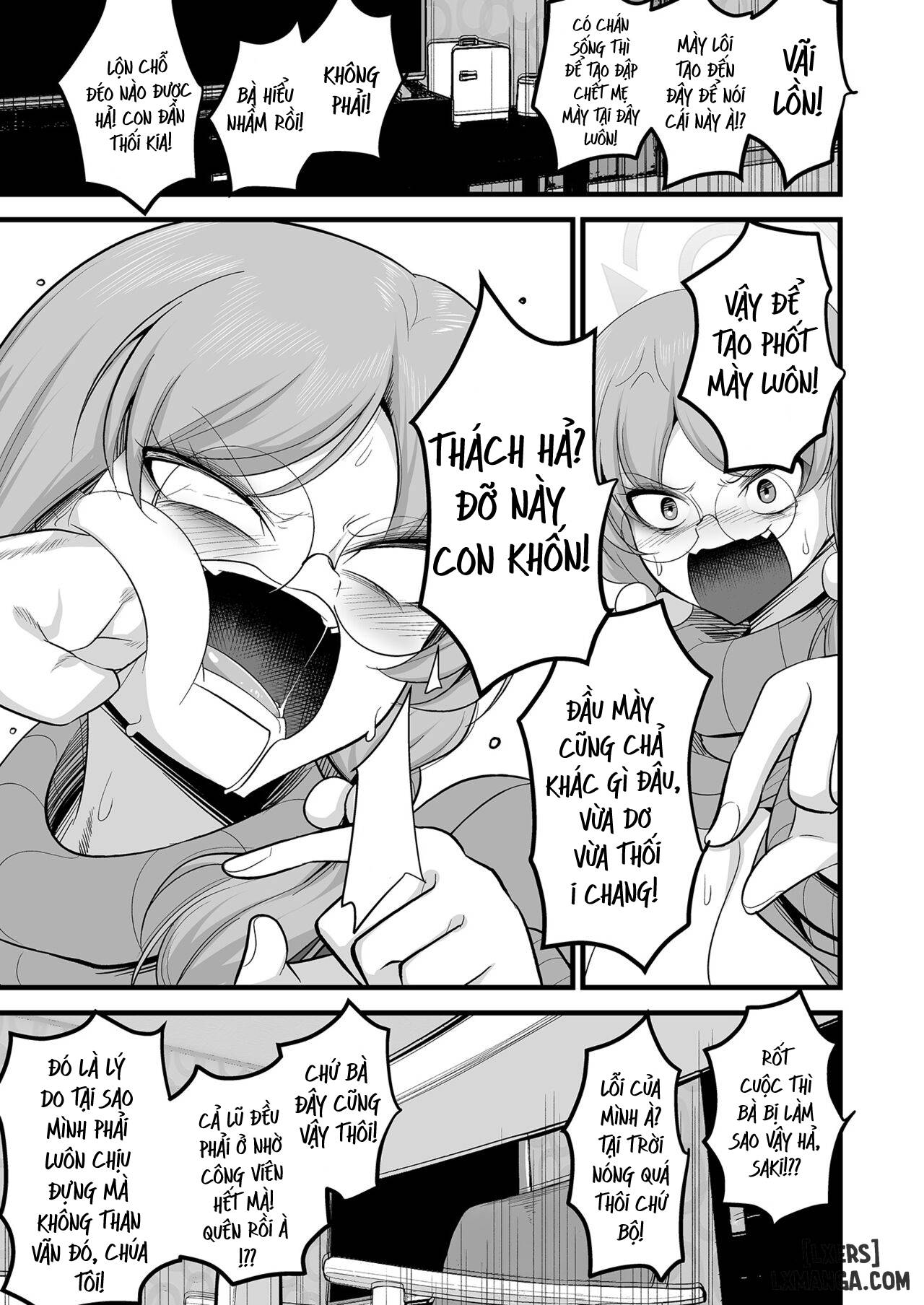 Chuyện tình kì lạ giữa Moe và Saki! (như chó với mèo!) - Trang 9