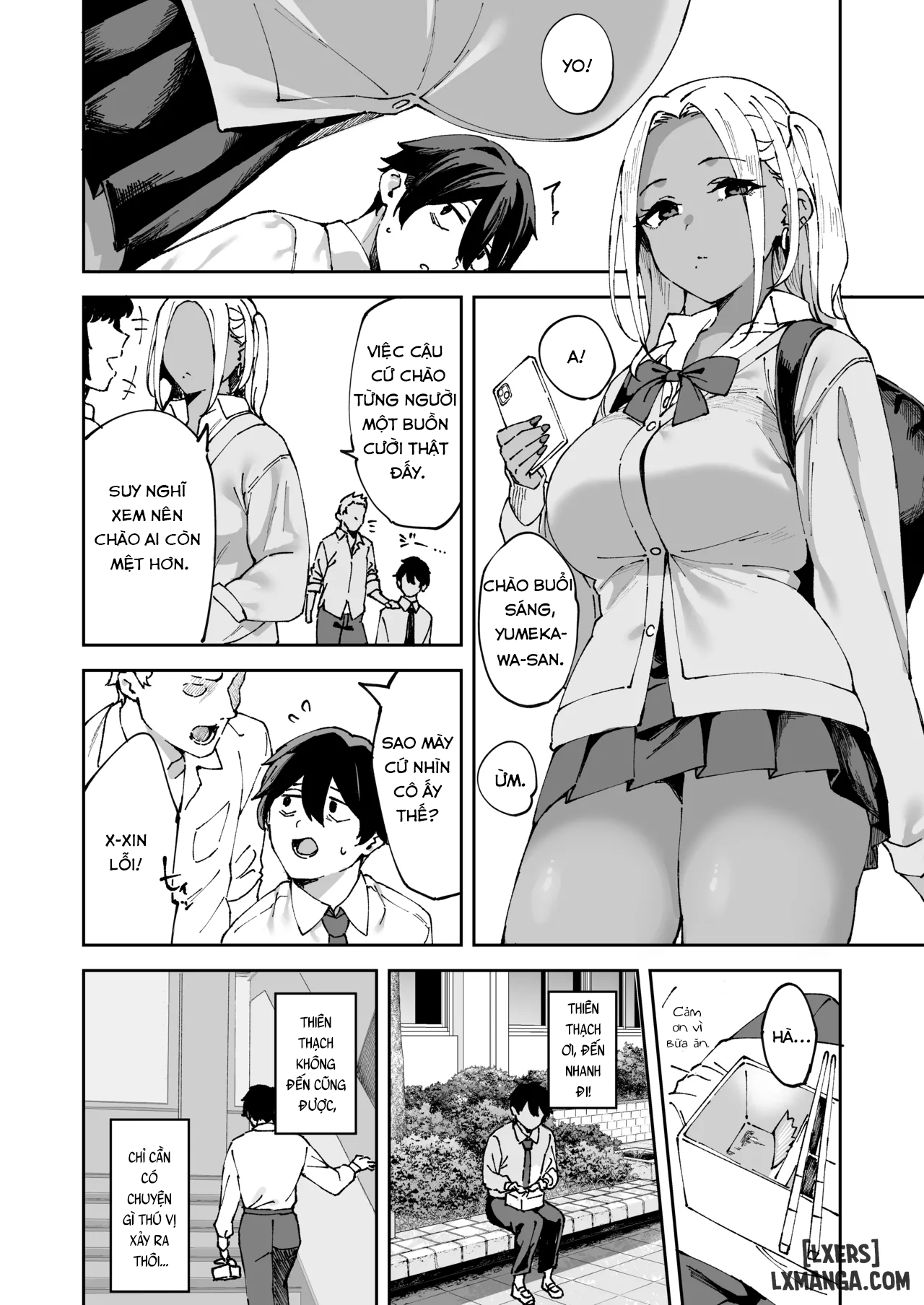 Kurasu no Kuro Gyaru to Sefure ni Natta hanashi - Trang 3