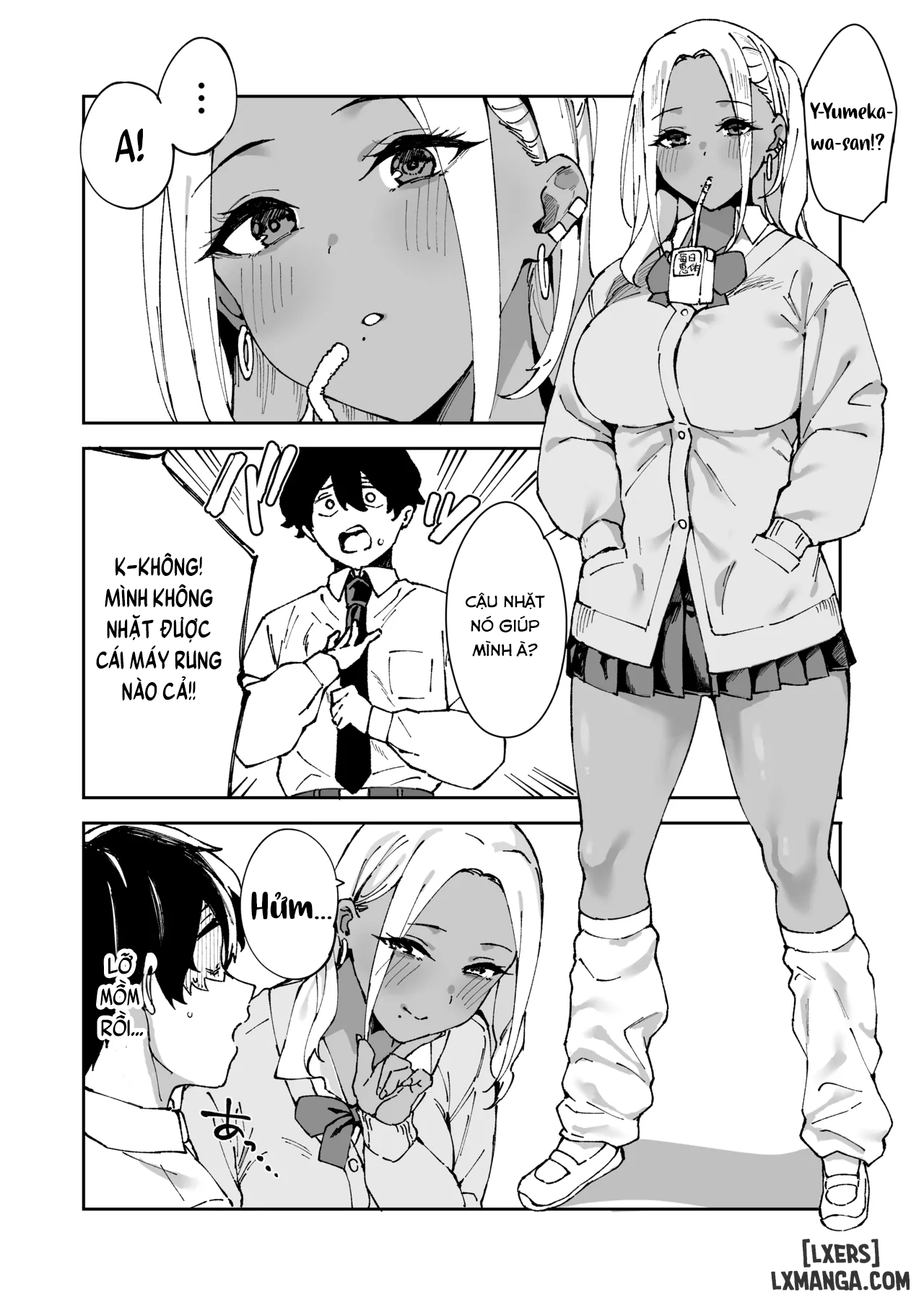 Kurasu no Kuro Gyaru to Sefure ni Natta hanashi - Trang 9