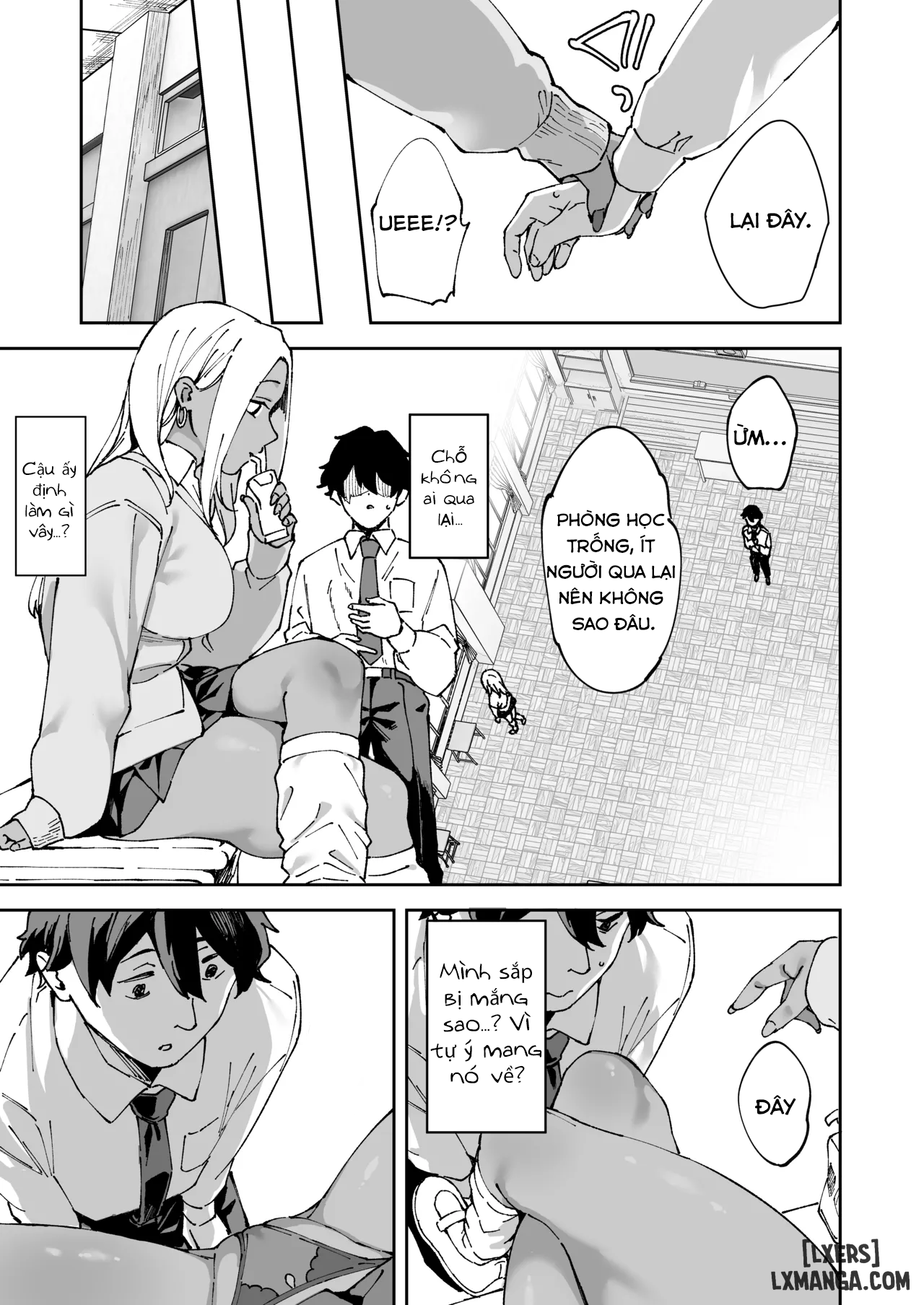 Kurasu no Kuro Gyaru to Sefure ni Natta hanashi - Trang 10