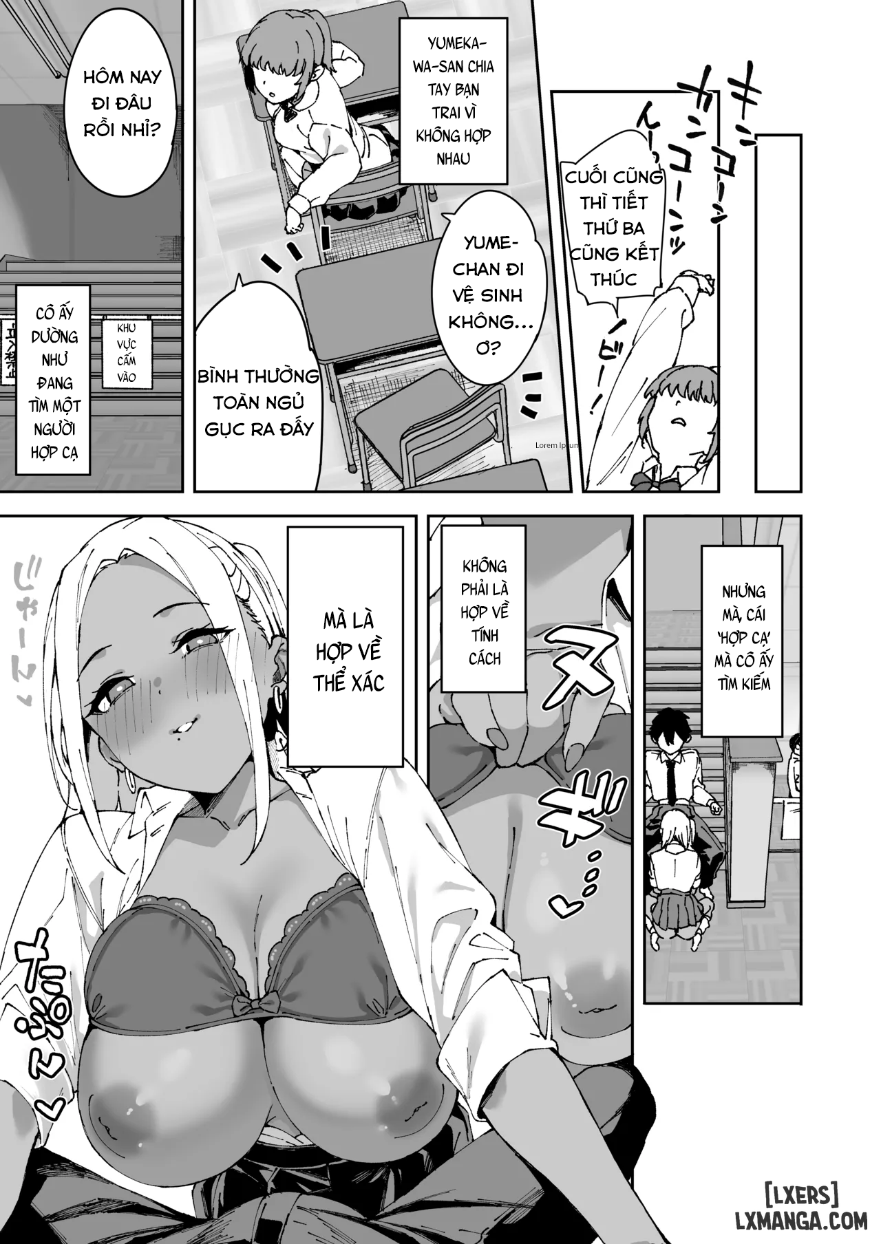 Kurasu no Kuro Gyaru to Sefure ni Natta hanashi - Trang 2