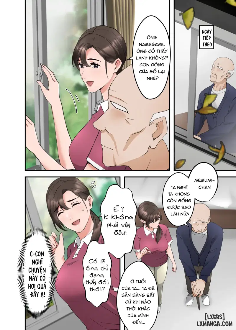 Hitozuma no Kaigoshi ga Yoboyobo Jii-san ni Ikasare Makuru Hanashi- Truyện Màu - Trang 5