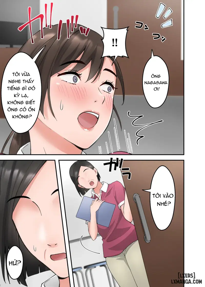 Hitozuma no Kaigoshi ga Yoboyobo Jii-san ni Ikasare Makuru Hanashi- Truyện Màu - Trang 2