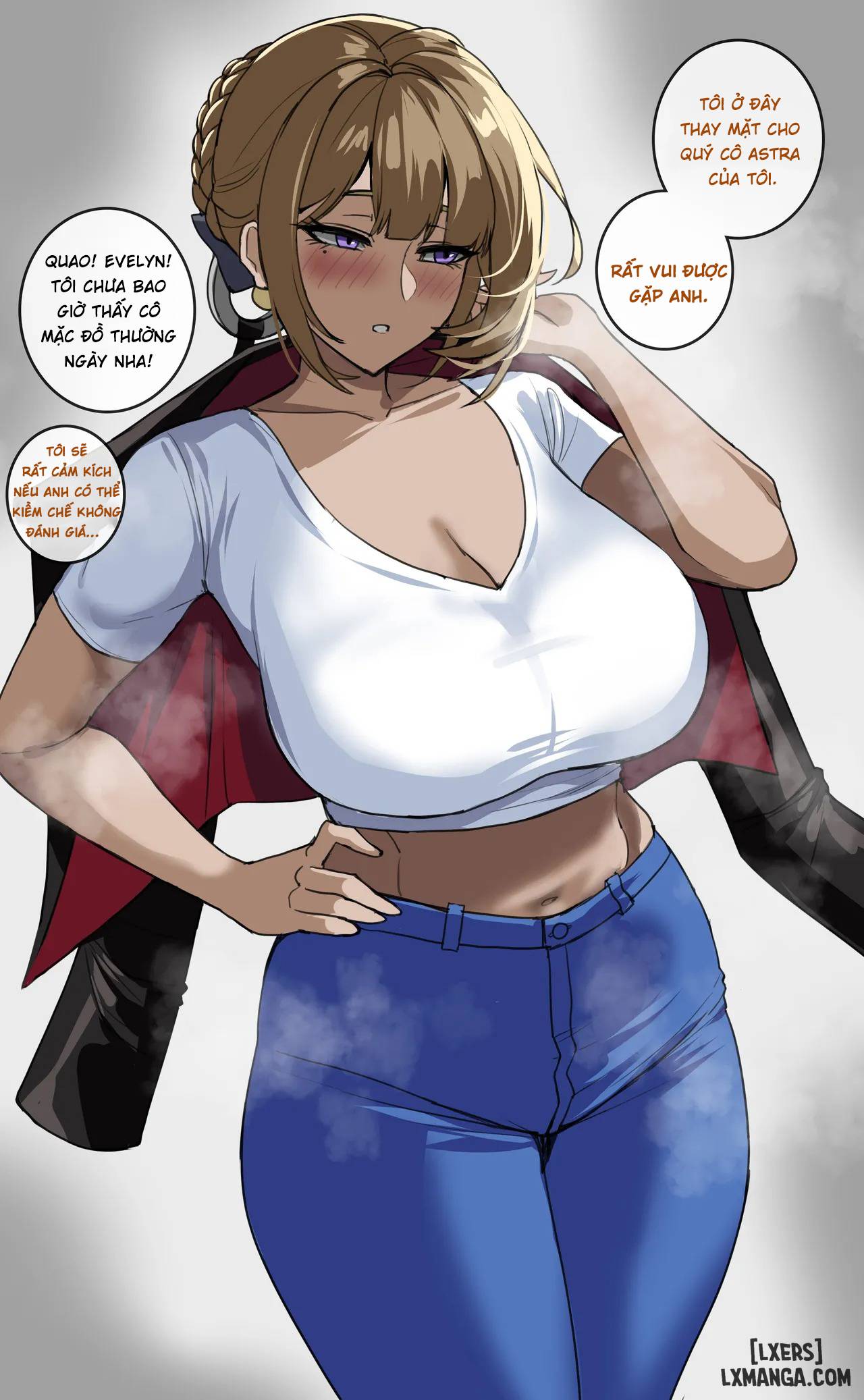 Kì nghỉ mát của Evelyn- Truyện Màu - Trang 4