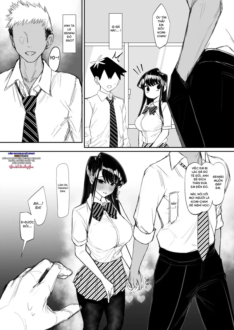 Komyushou de Chou Bijin no Komi-san ga Charao ni Guigui Korarete Shojo de Irareru Wake ga Nai - Oneshot - Trang 2