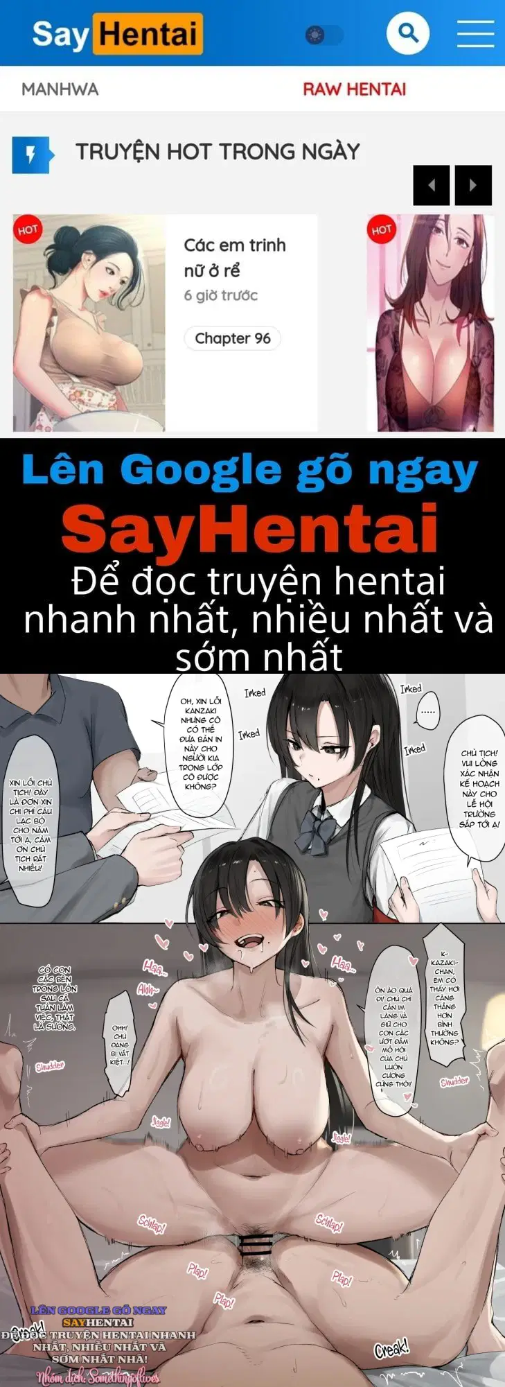 " Phương pháp giảm căng thẳng của Chủ tịch Hội học sinh." - Trang 1