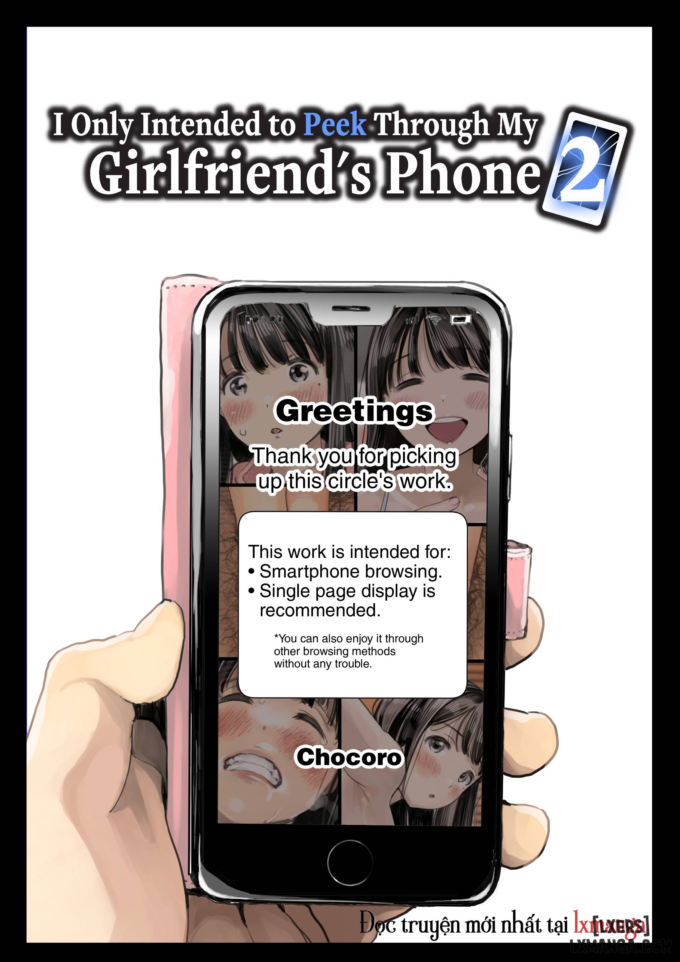 Tôi chỉ định nhìn trộm điện thoại của bạn gái tôi-FULL MÀU - Trang 1