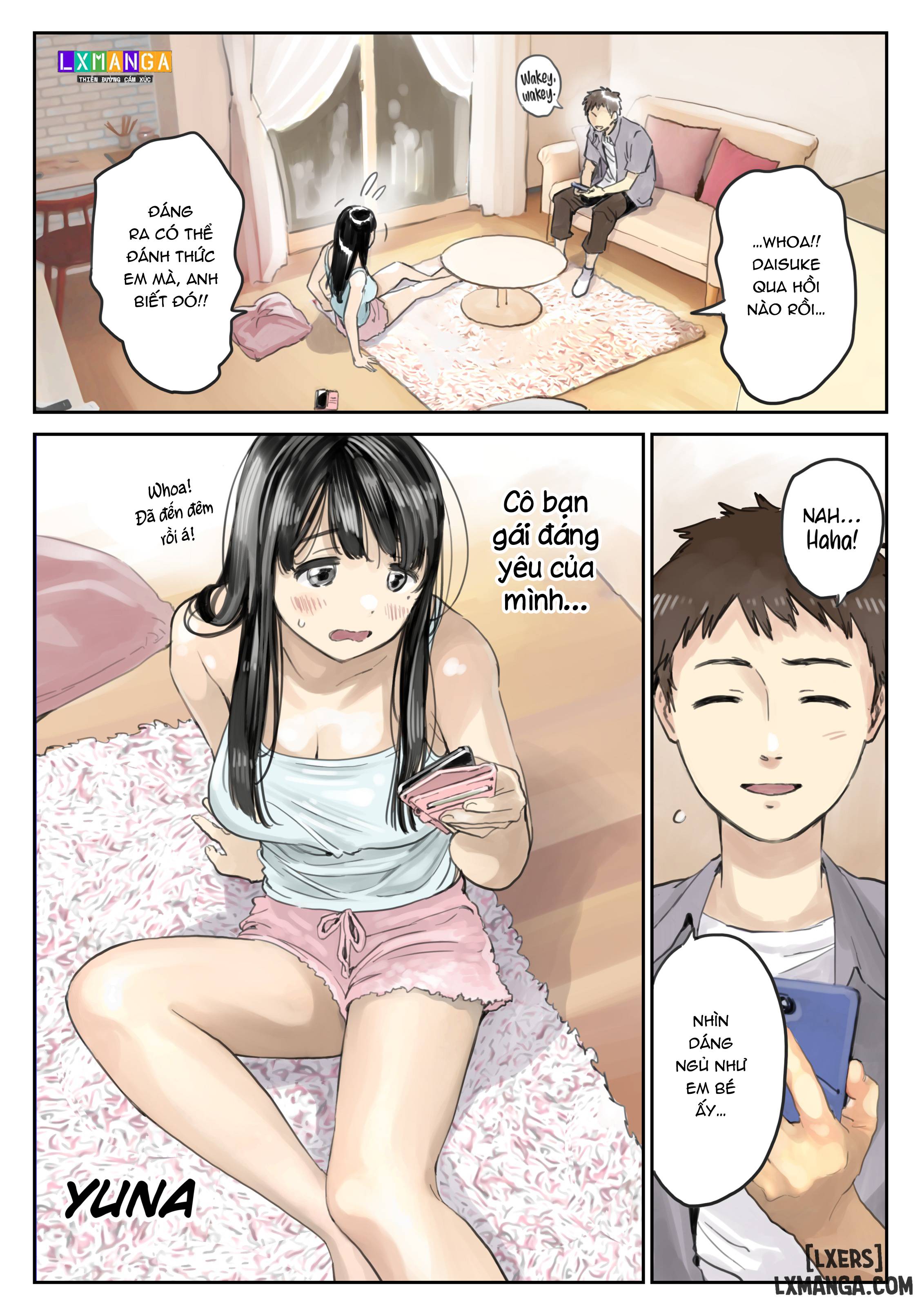 Tôi chỉ định nhìn trộm điện thoại của bạn gái tôi-FULL MÀU - Trang 4