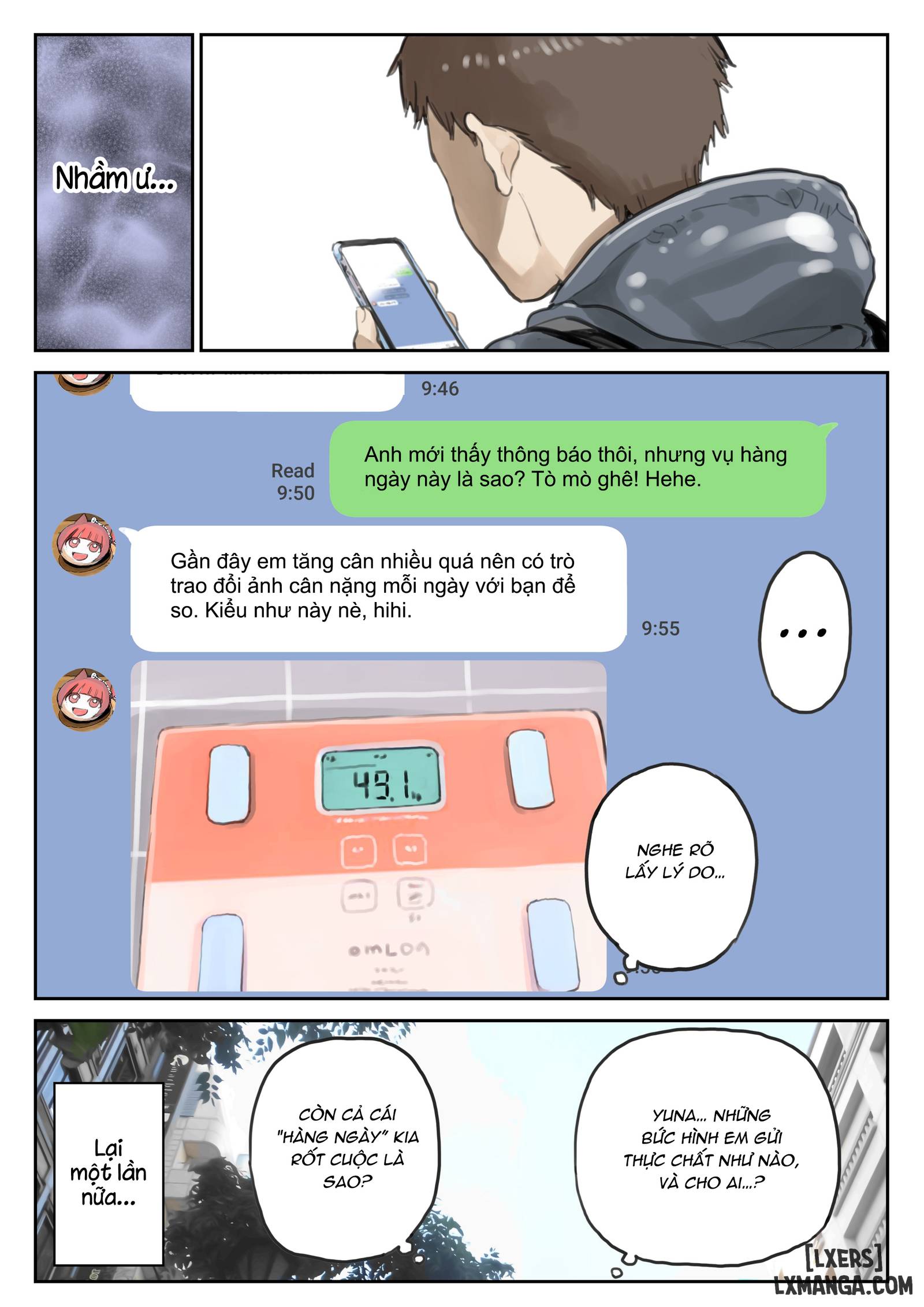 Tôi chỉ định nhìn trộm điện thoại của bạn gái tôi-FULL MÀU - Trang 11