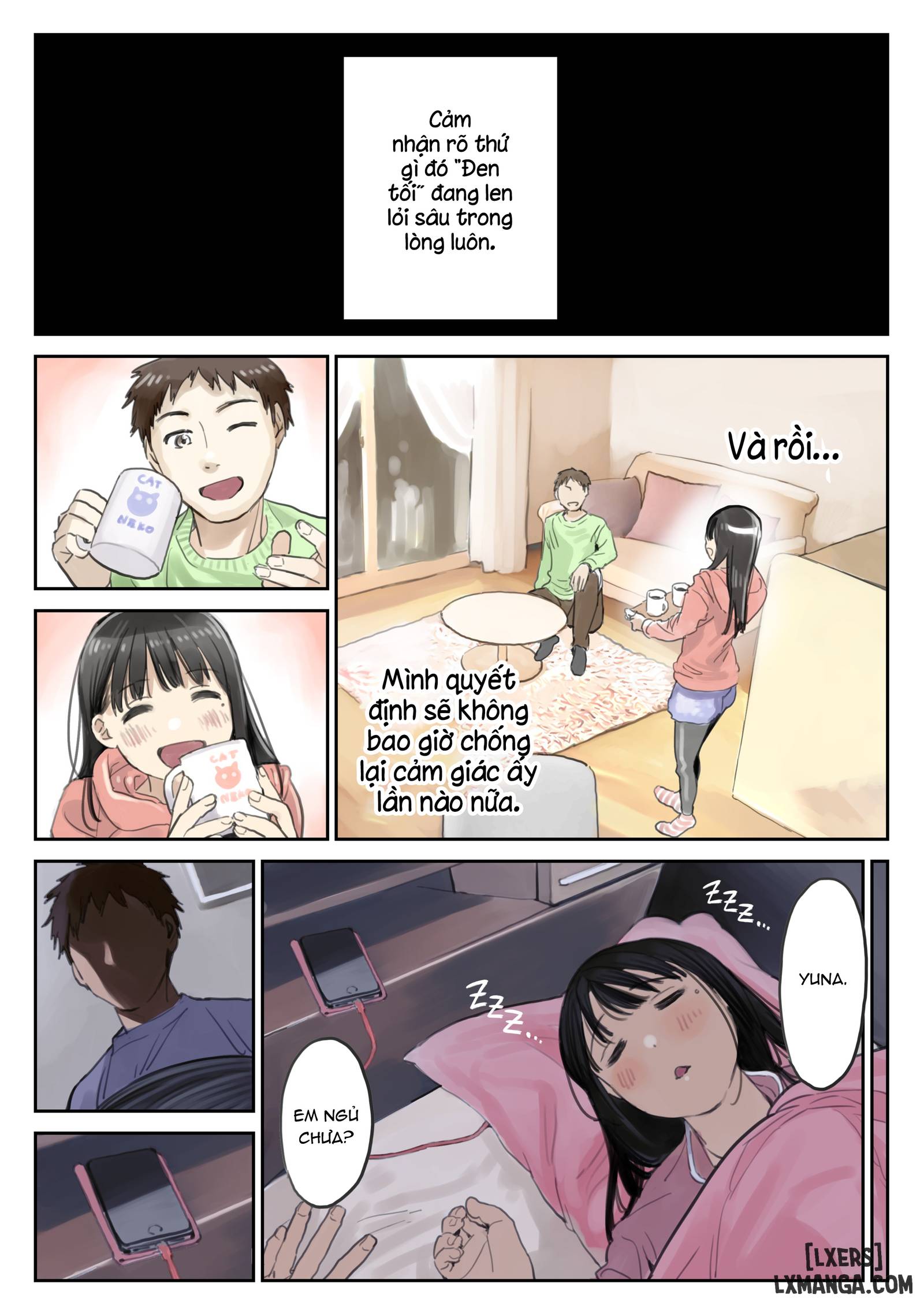 Tôi chỉ định nhìn trộm điện thoại của bạn gái tôi-FULL MÀU - Trang 12