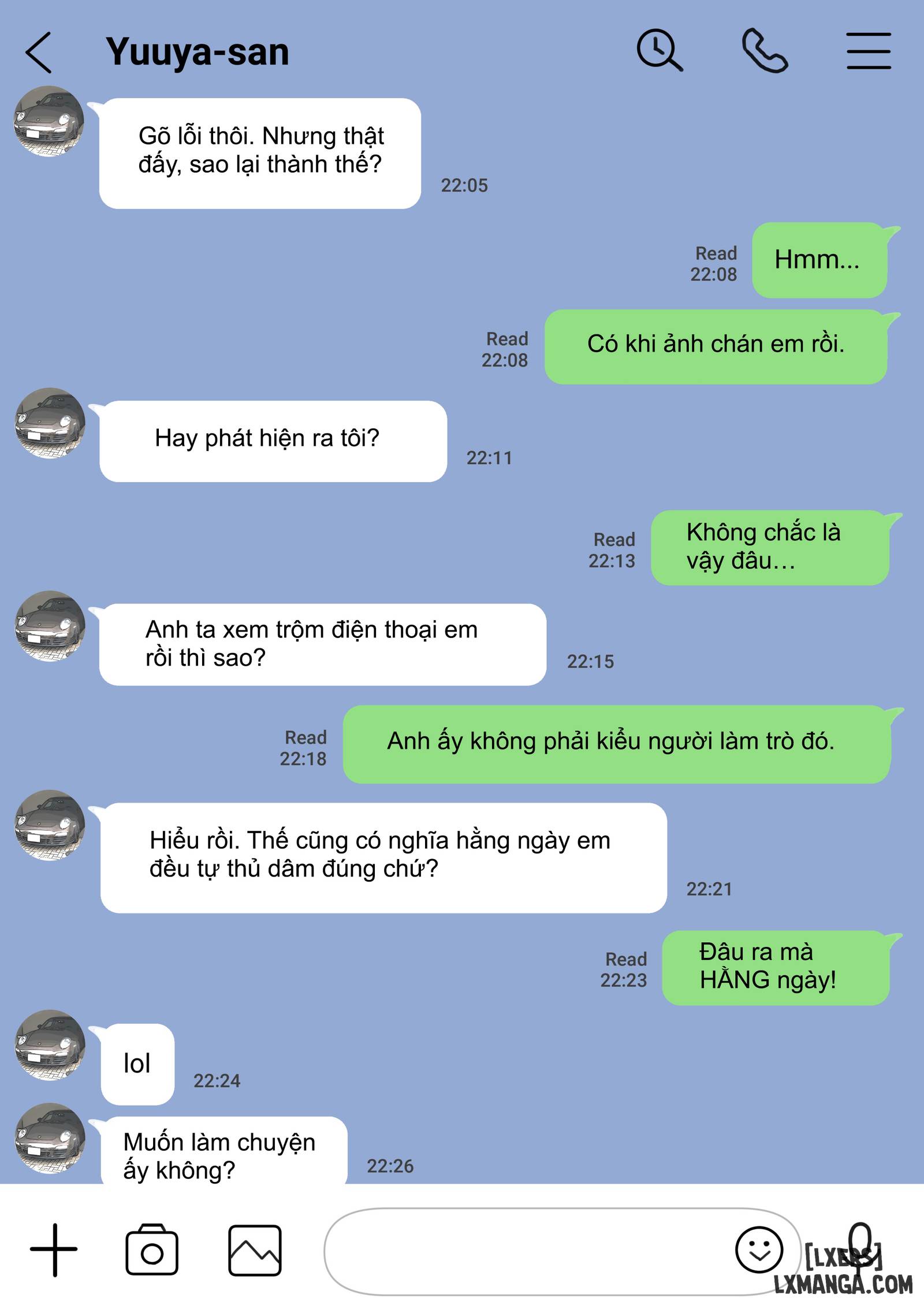 Tôi chỉ định nhìn trộm điện thoại của bạn gái tôi-FULL MÀU - Trang 18