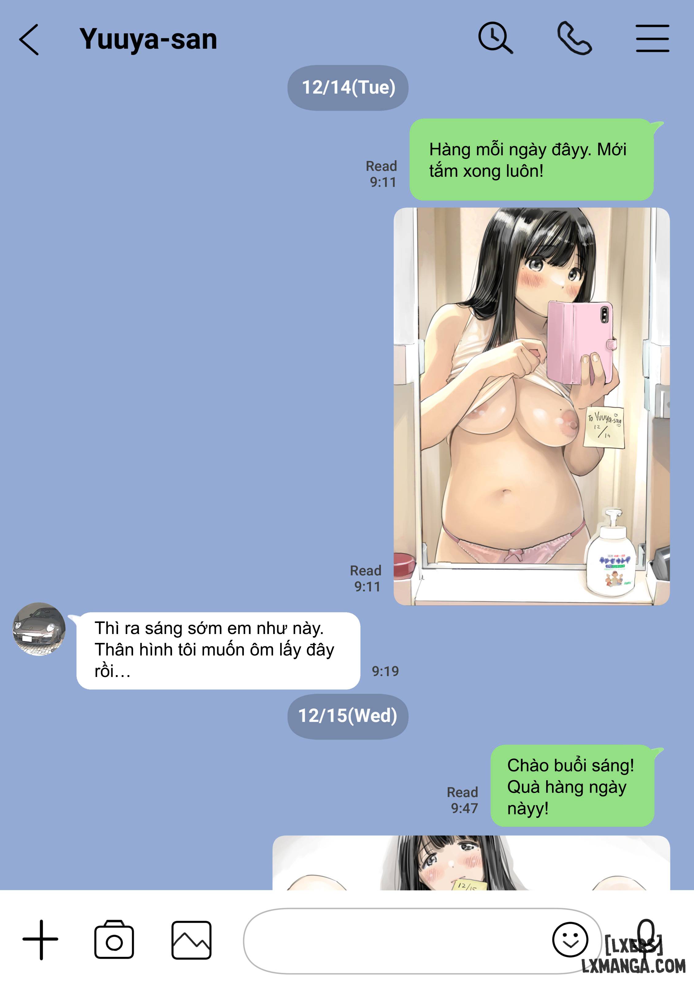 Tôi chỉ định nhìn trộm điện thoại của bạn gái tôi-FULL MÀU - Trang 11