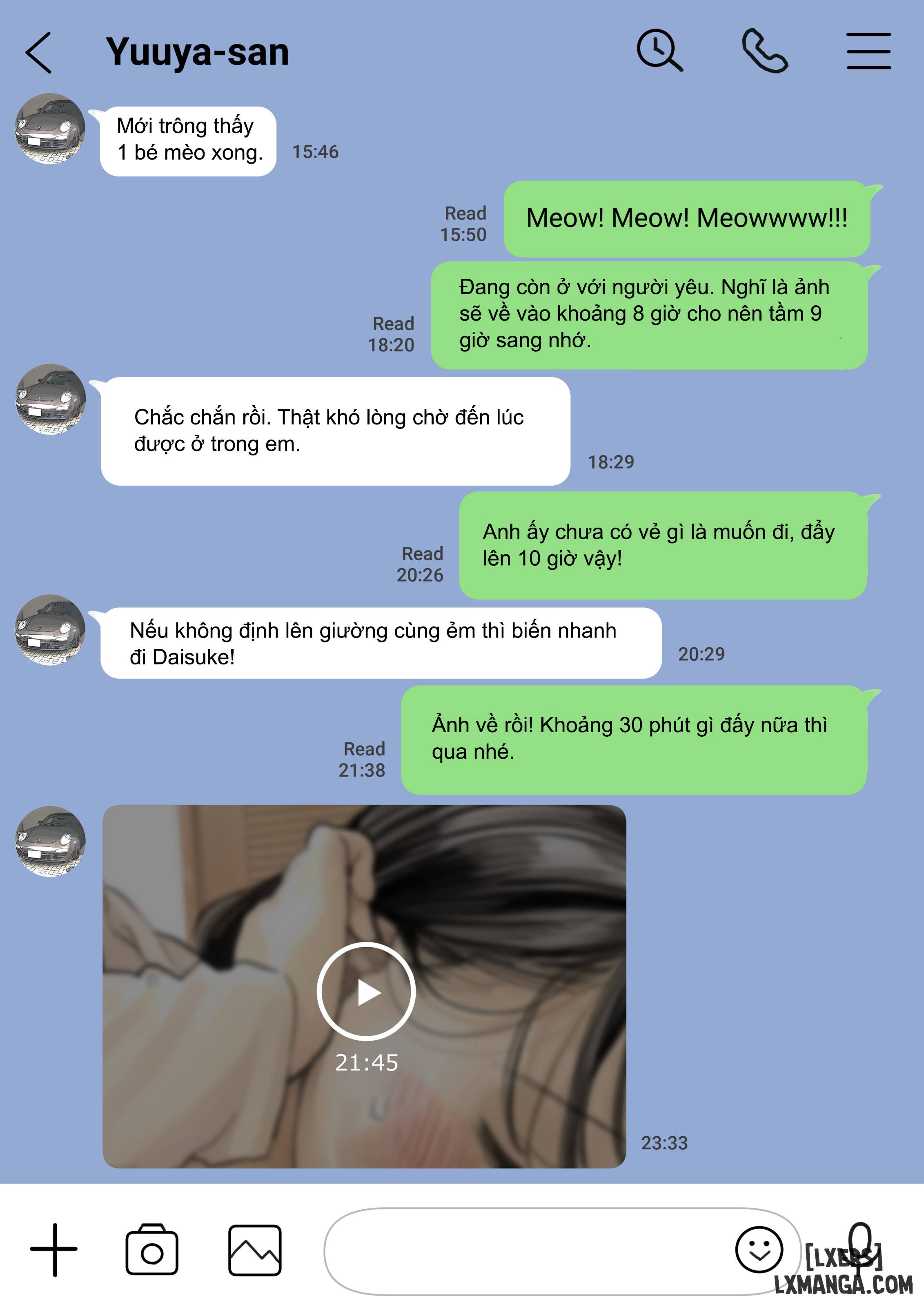 Tôi chỉ định nhìn trộm điện thoại của bạn gái tôi-FULL MÀU - Trang 11