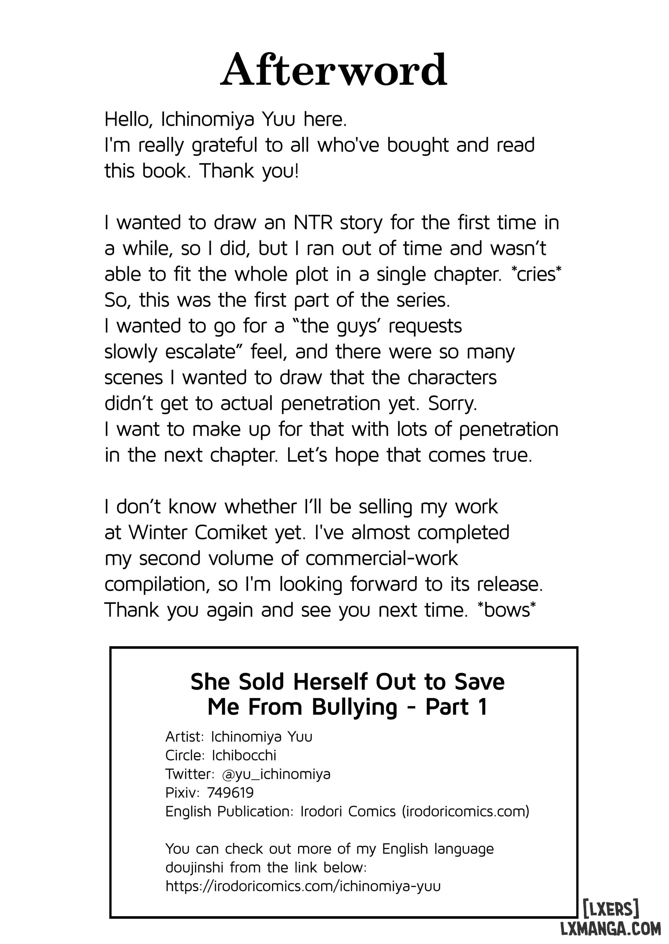 Cô ấy đã bán mình để cứu tôi khỏi bị bắt nạt - Trang 18