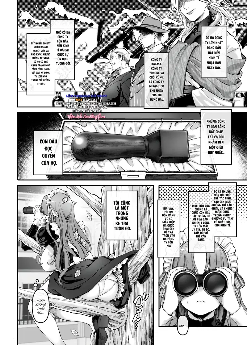 Nàng hầu gái giả trang và thủ lĩnh quỷ - Trang 9