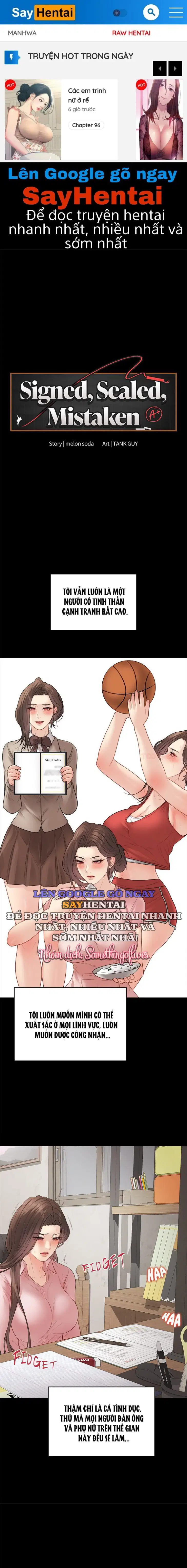 Đã Ký, Đã Nhầm Lẫn, Đã Đóng Dấu - Trang 1