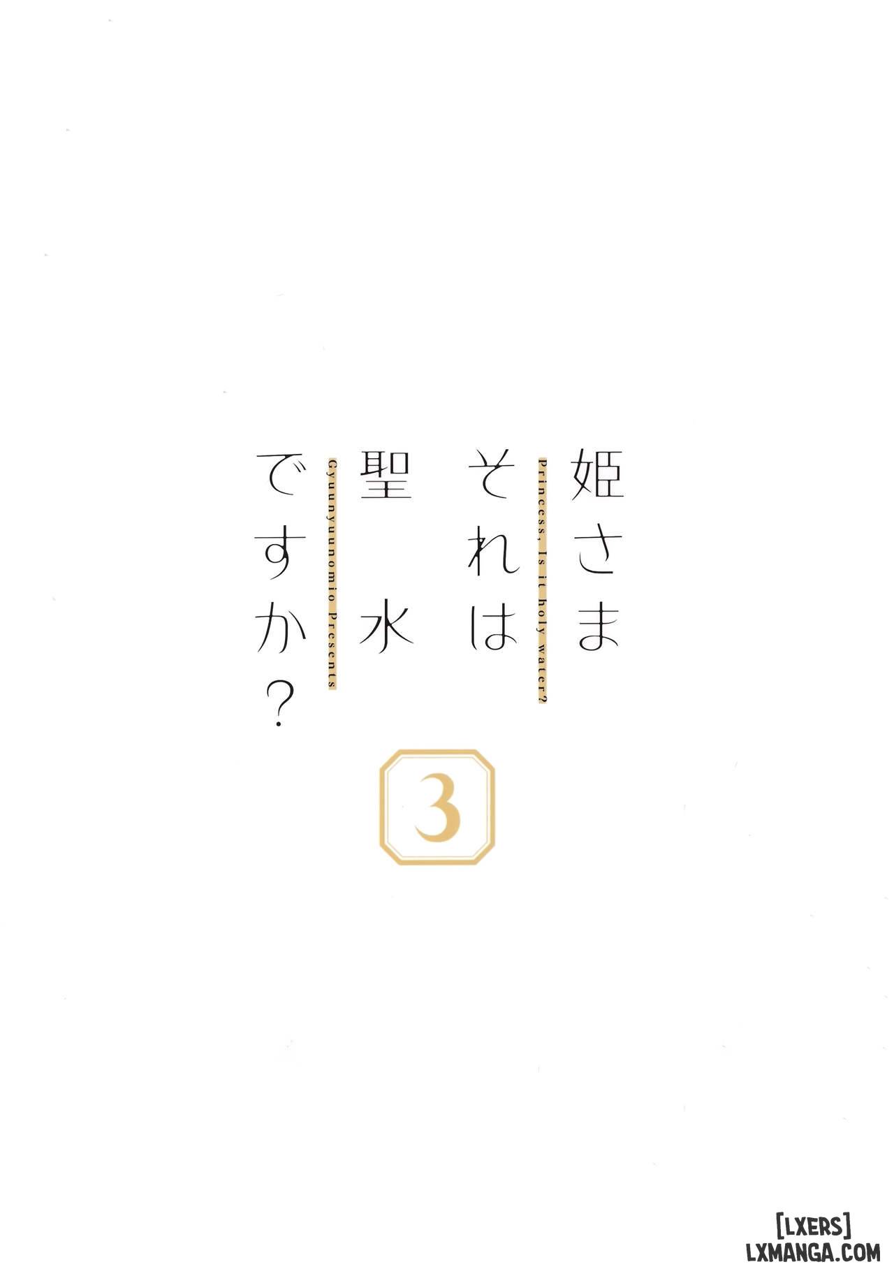 Hime-sama Sore wa Seisui desu ka? 3 - Trang 20