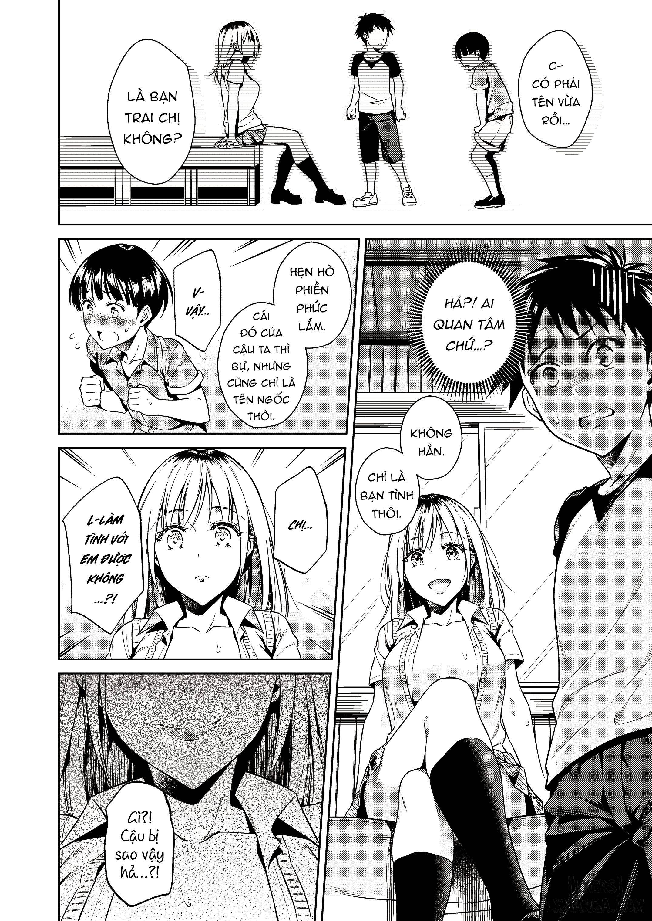 One girl and two boys in their secret base - Trang 7