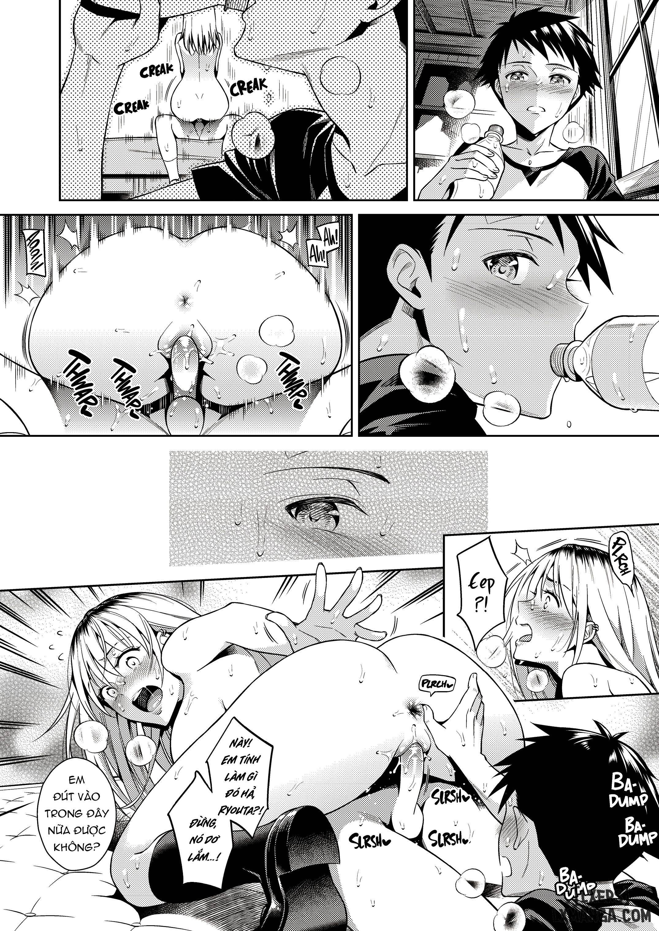 One girl and two boys in their secret base - Trang 27