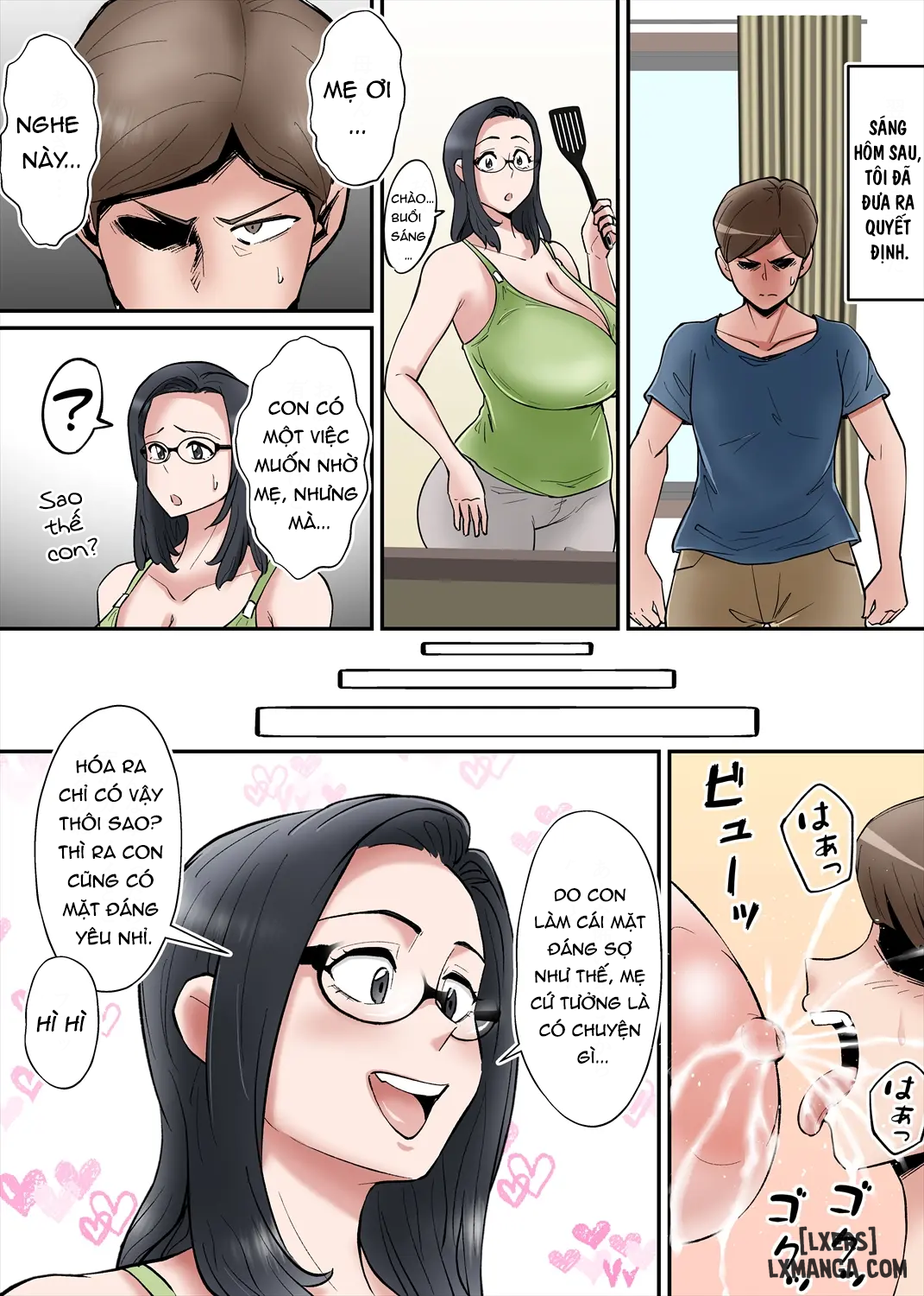 Haha no Sango Oppai ni Miserarete - Trang 8