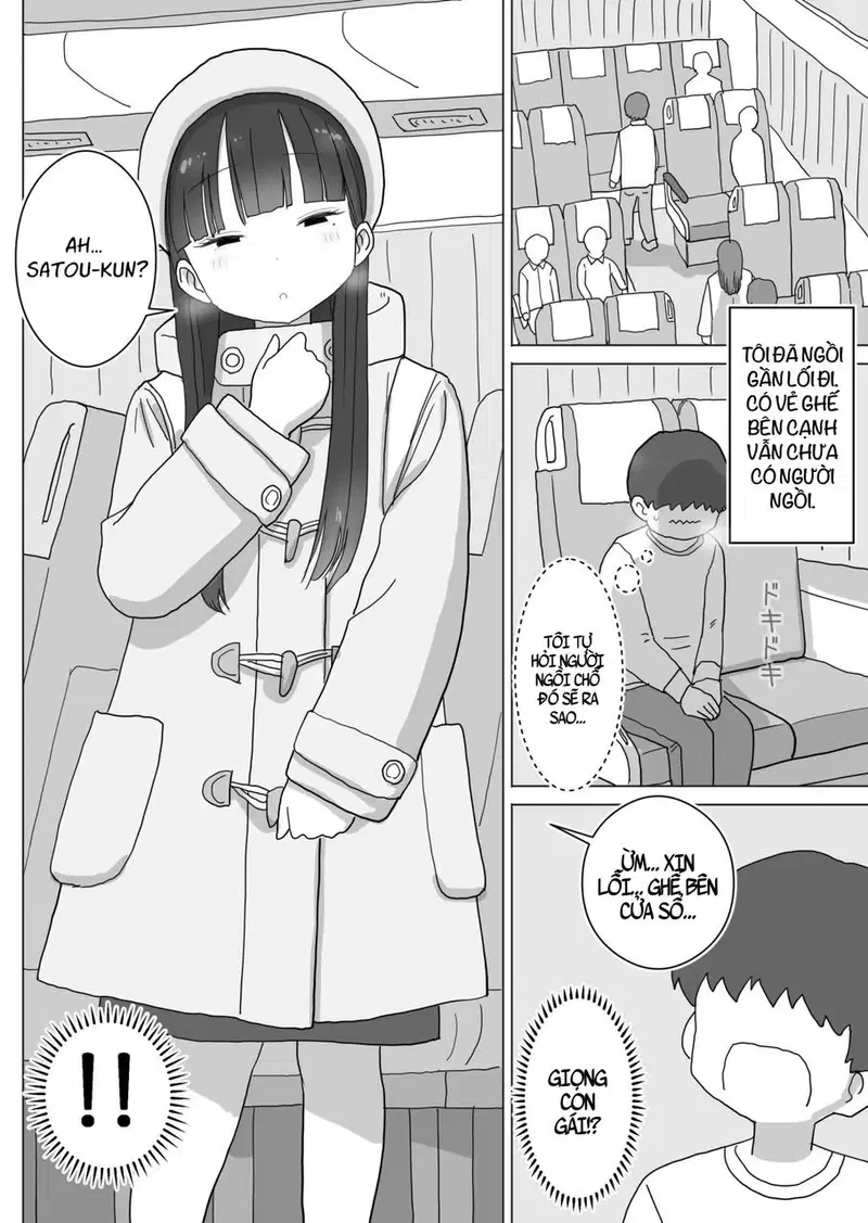 Yokou Bus Demo Kossori Nakadashi Sasete Kureru Classmate No Kuroi-San - Trang 4