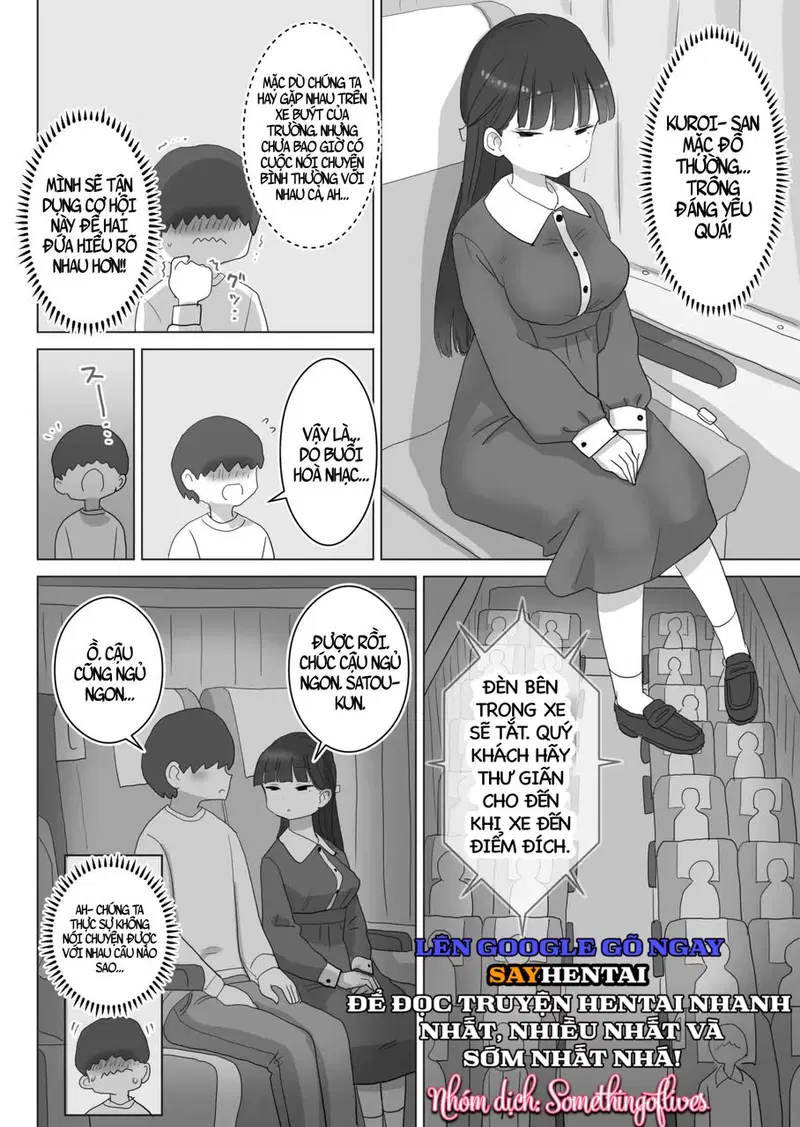 Yokou Bus Demo Kossori Nakadashi Sasete Kureru Classmate No Kuroi-San - Trang 6