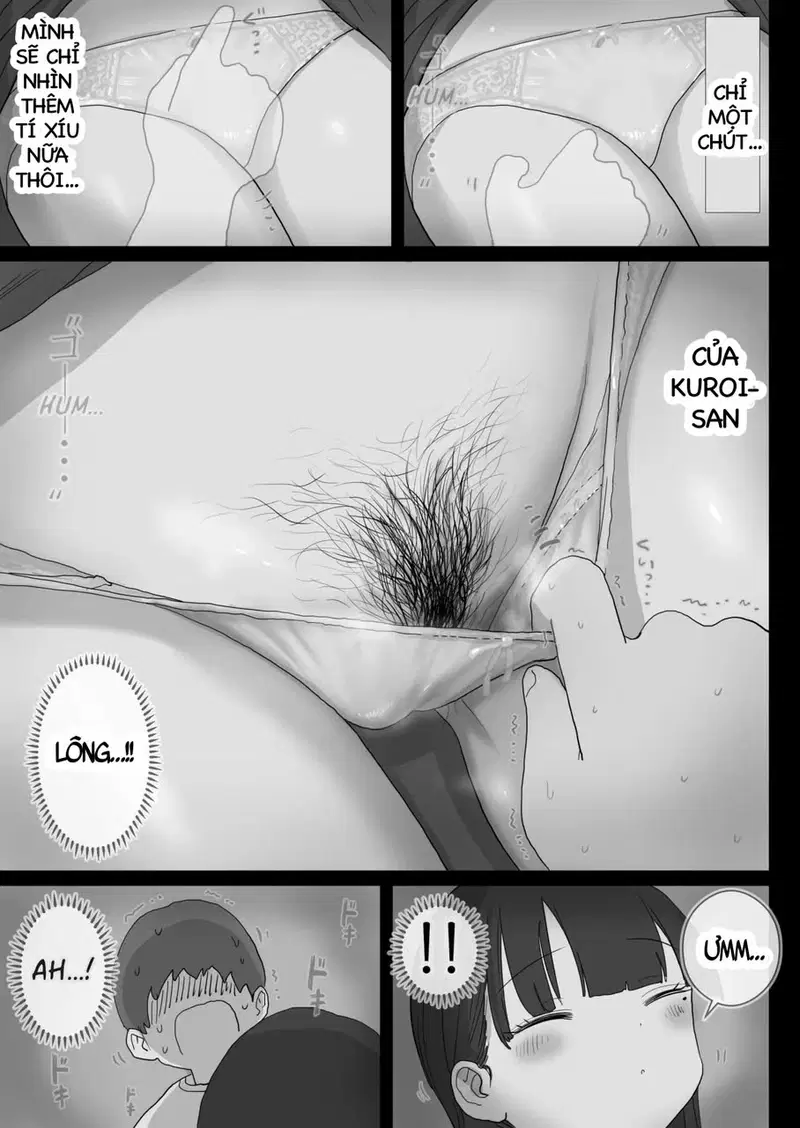 Yokou Bus Demo Kossori Nakadashi Sasete Kureru Classmate No Kuroi-San - Trang 11