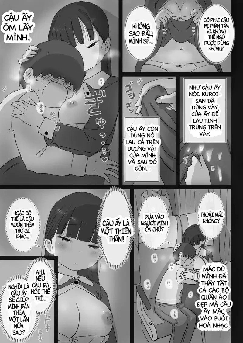 Yokou Bus Demo Kossori Nakadashi Sasete Kureru Classmate No Kuroi-San - Trang 17