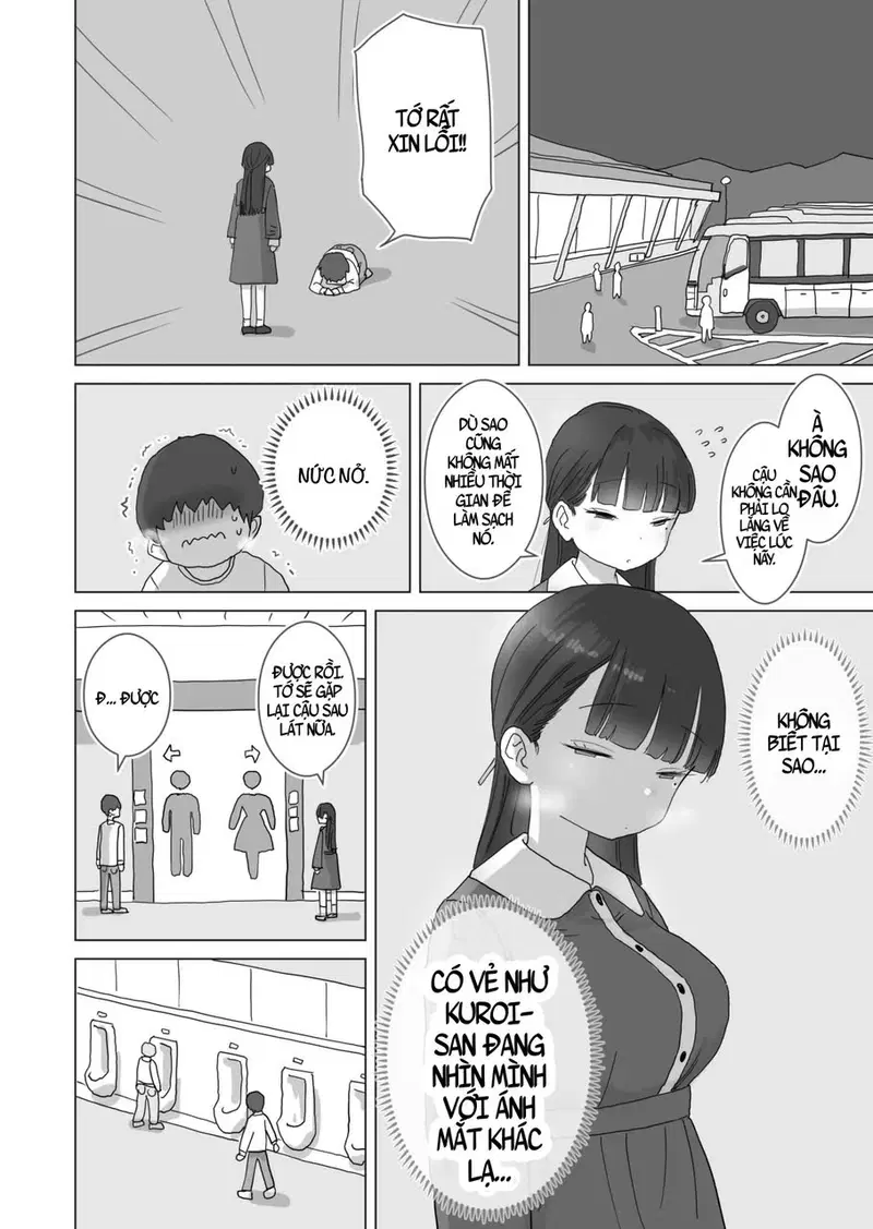 Yokou Bus Demo Kossori Nakadashi Sasete Kureru Classmate No Kuroi-San - Trang 20