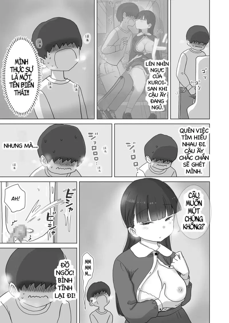 Yokou Bus Demo Kossori Nakadashi Sasete Kureru Classmate No Kuroi-San - Trang 21