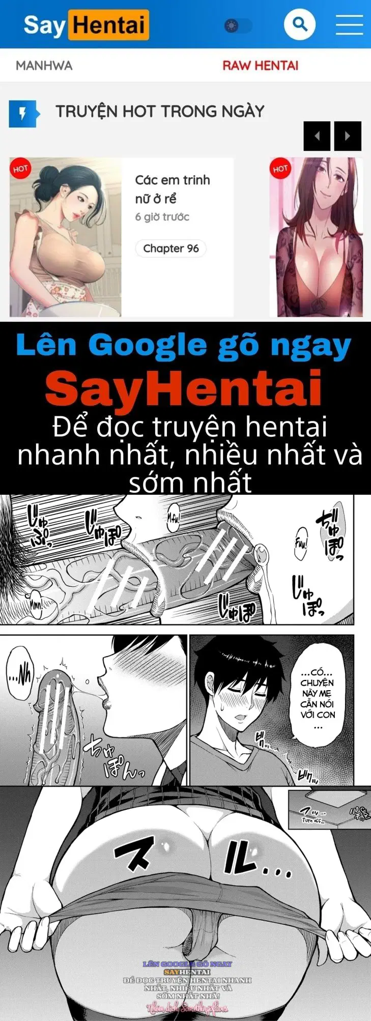 Hãy nói con thích cơ thể của mẹ đi. - Trang 1