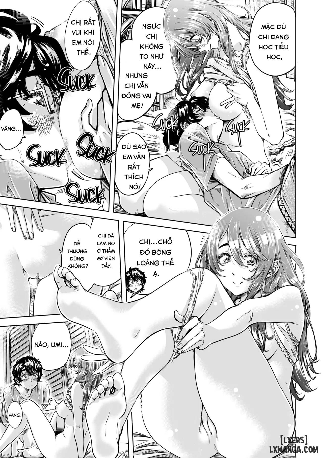 Chị tôi chỉ thỏa mãn tôi một chút thôi nên không sao đâu 1. - Trang 13