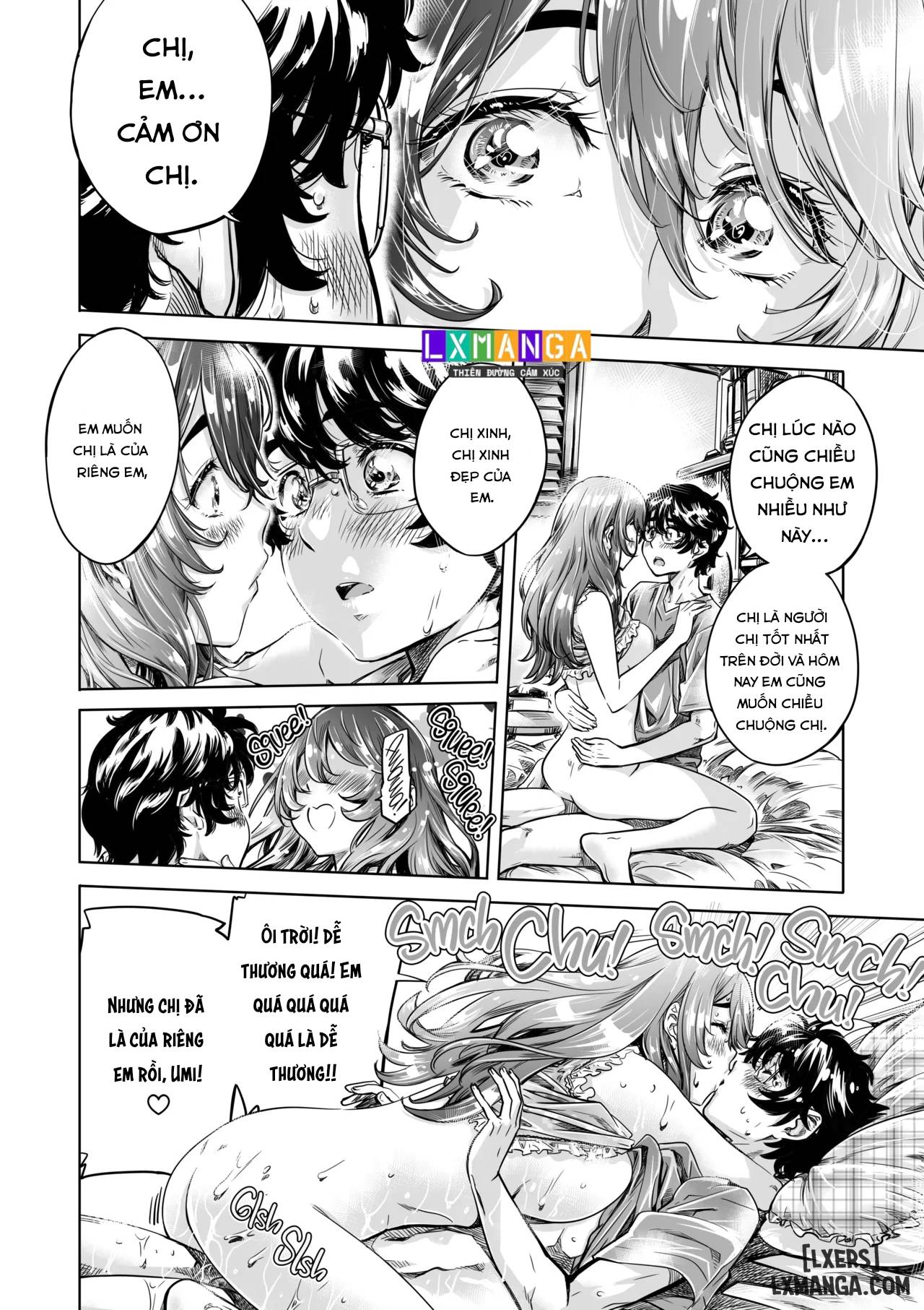 Chị tôi chỉ thỏa mãn tôi một chút thôi nên không sao đâu 1. - Trang 18