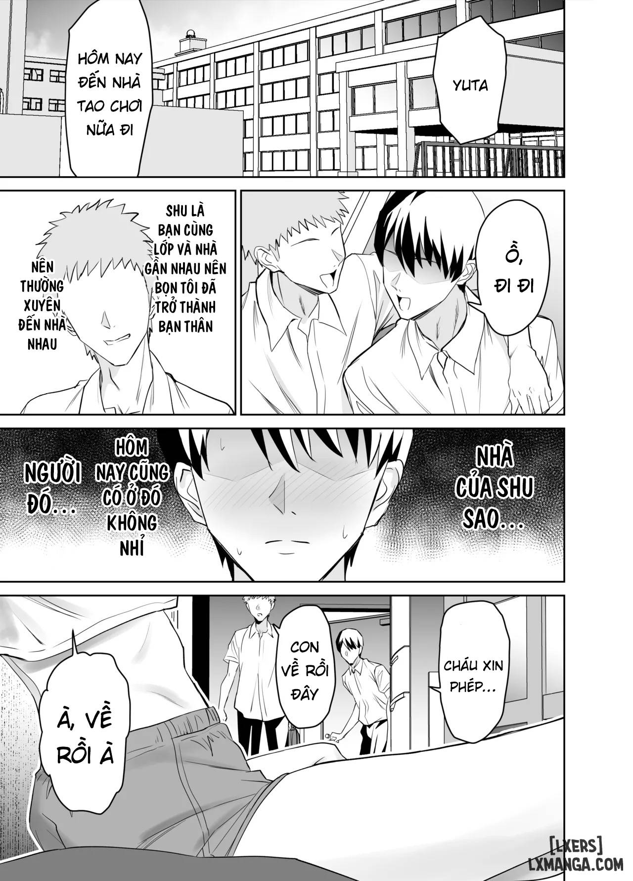 Tomodachi no Gal Mama wa Musuko ni Kakurete Ore no Dekachin wo Kuimakuru. - Trang 4