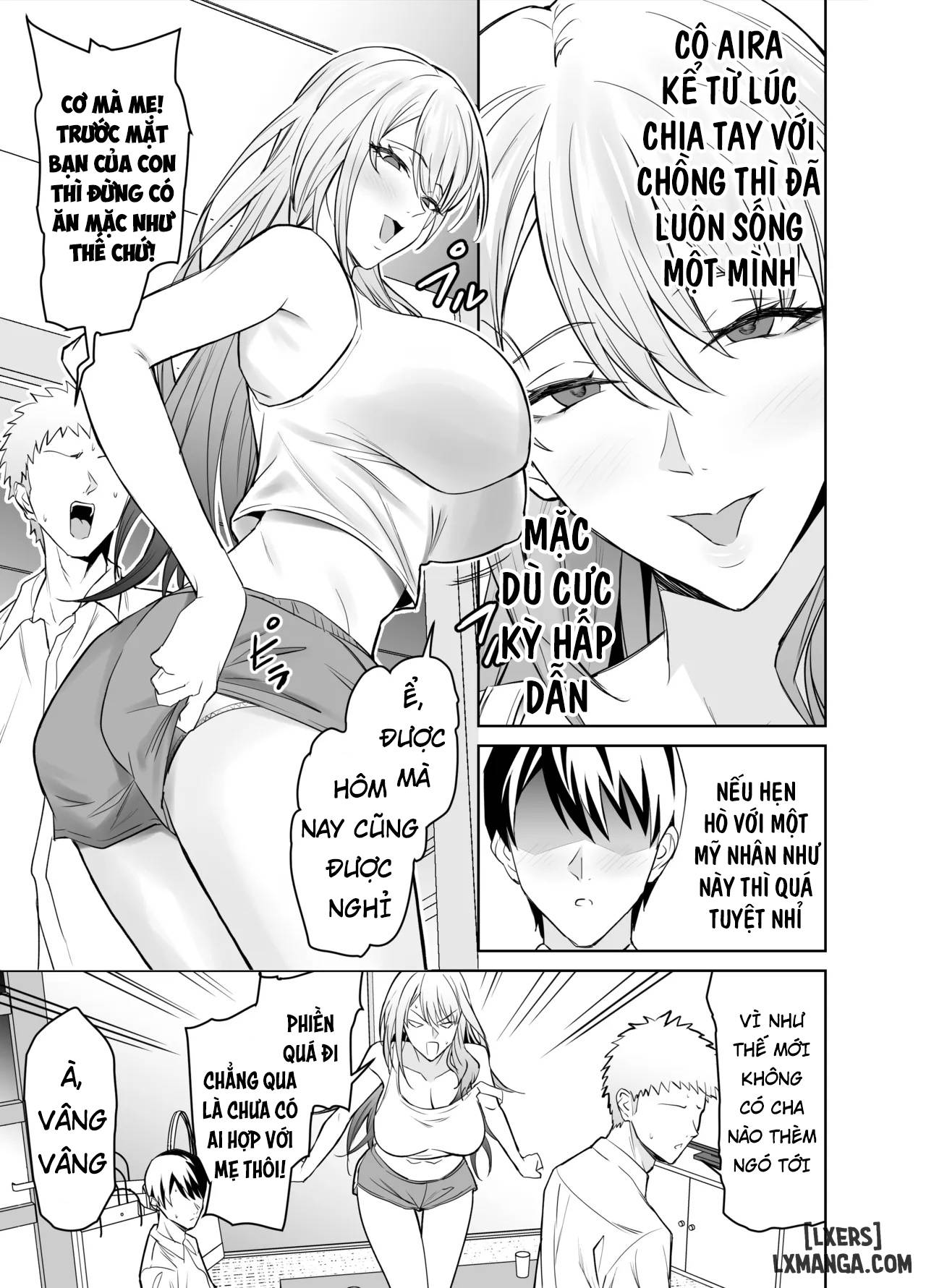 Tomodachi no Gal Mama wa Musuko ni Kakurete Ore no Dekachin wo Kuimakuru. - Trang 6