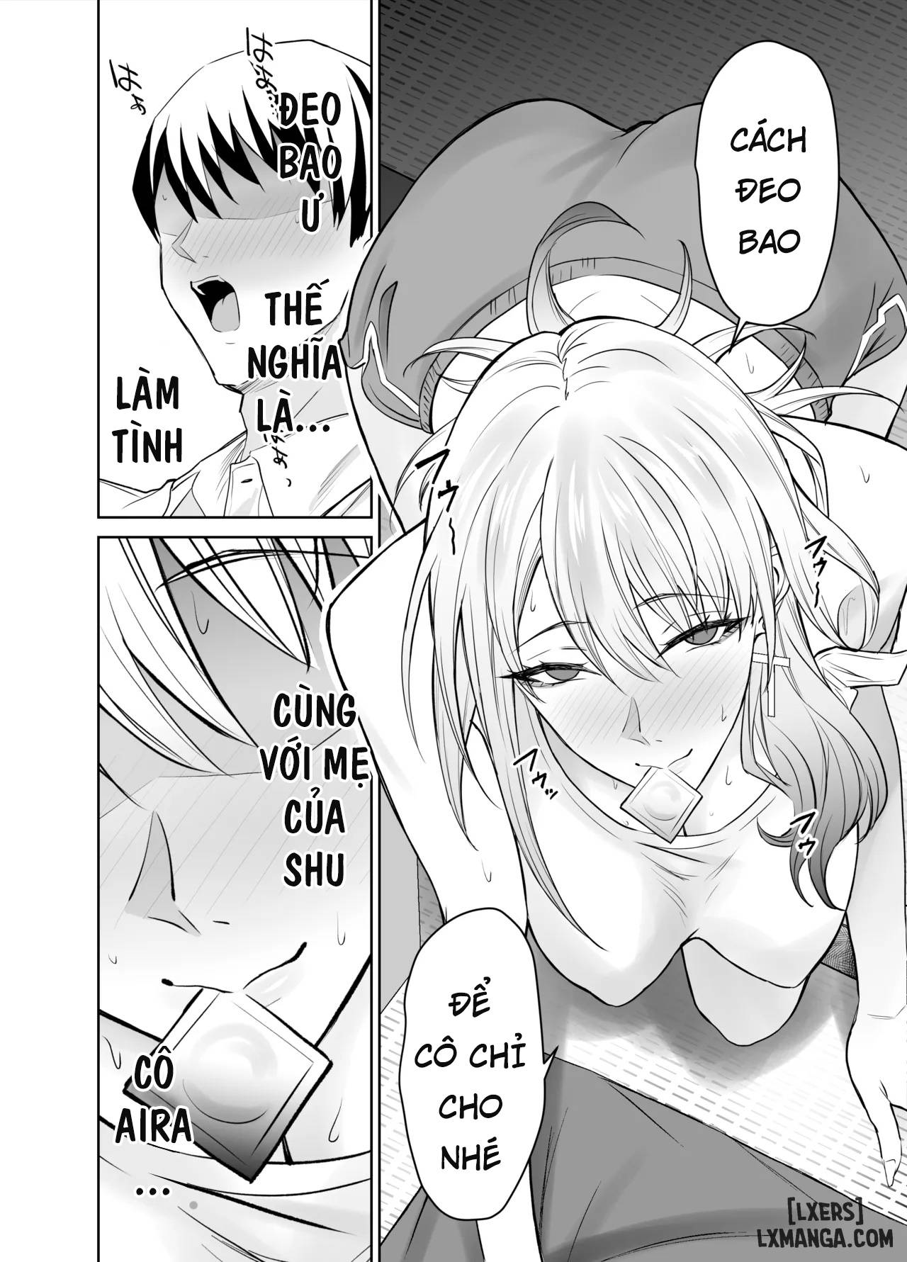 Tomodachi no Gal Mama wa Musuko ni Kakurete Ore no Dekachin wo Kuimakuru. - Trang 13