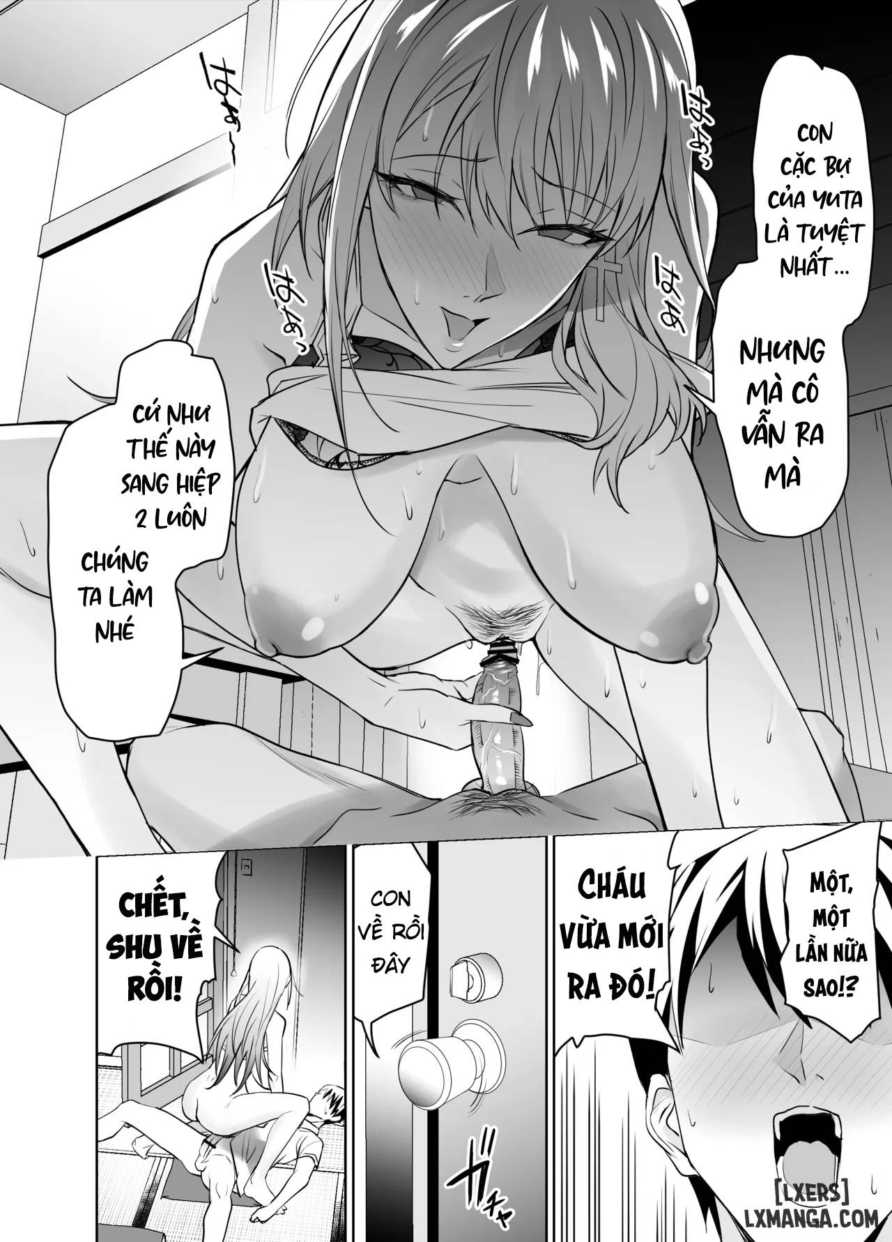 Tomodachi no Gal Mama wa Musuko ni Kakurete Ore no Dekachin wo Kuimakuru. - Trang 11