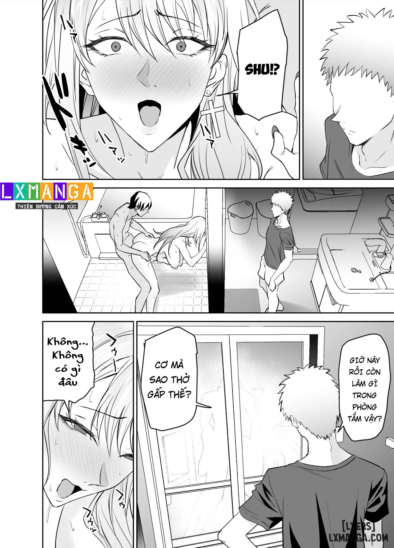 Tomodachi no Gal Mama wa Musuko ni Kakurete Ore no Dekachin wo Kuimakuru. - Trang 11