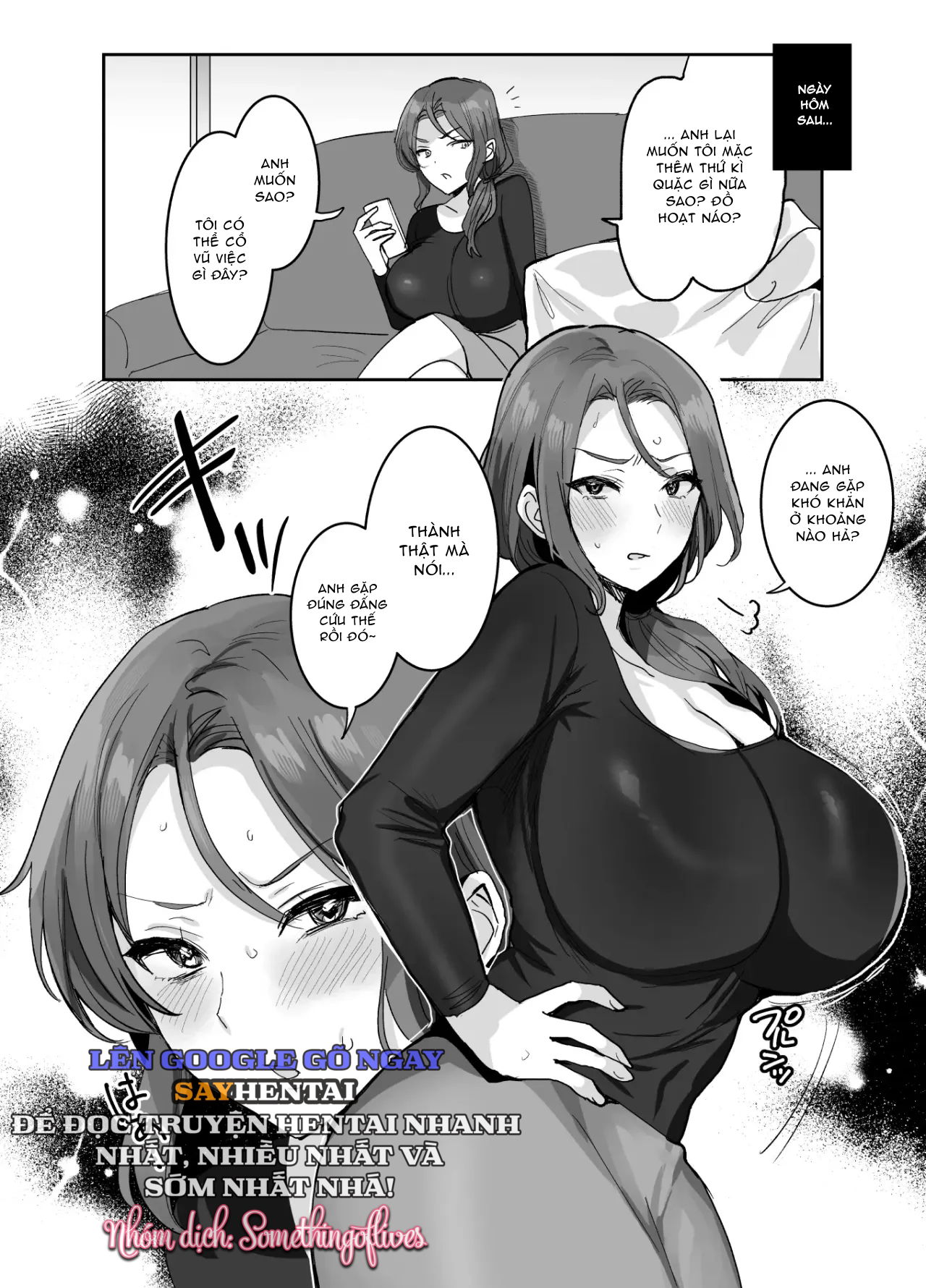 Vợ tôi dường như luôn lắng nghe và quan tâm tới mọi điều tôi nói. - Trang 17