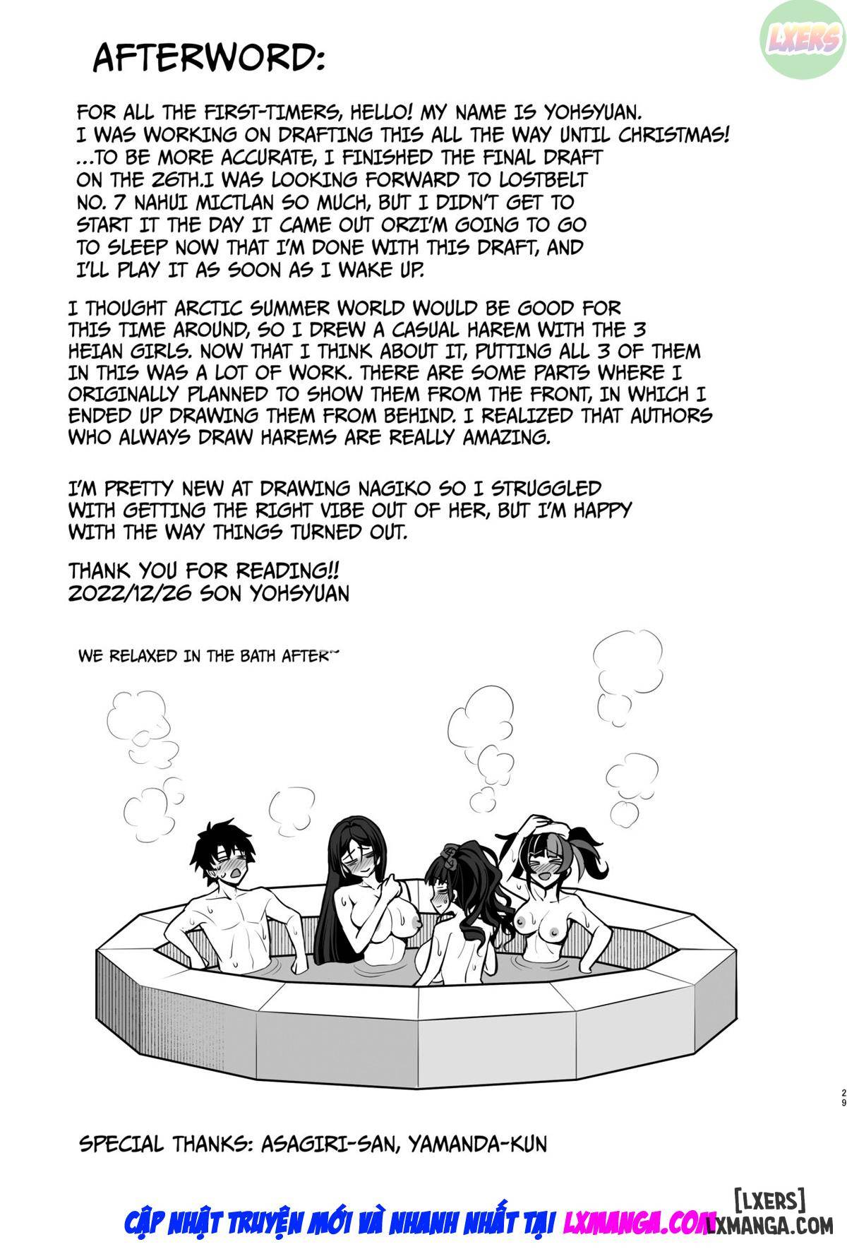 Heian Girls 4P Sexy Bathhouse Play FULL - Trang 31