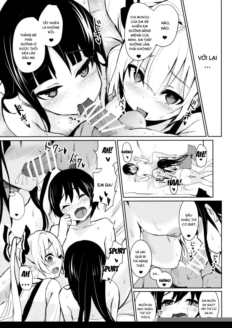 Chị Mokou Và Shota (Và Kaguya) (Touhou Project) - Trang 6