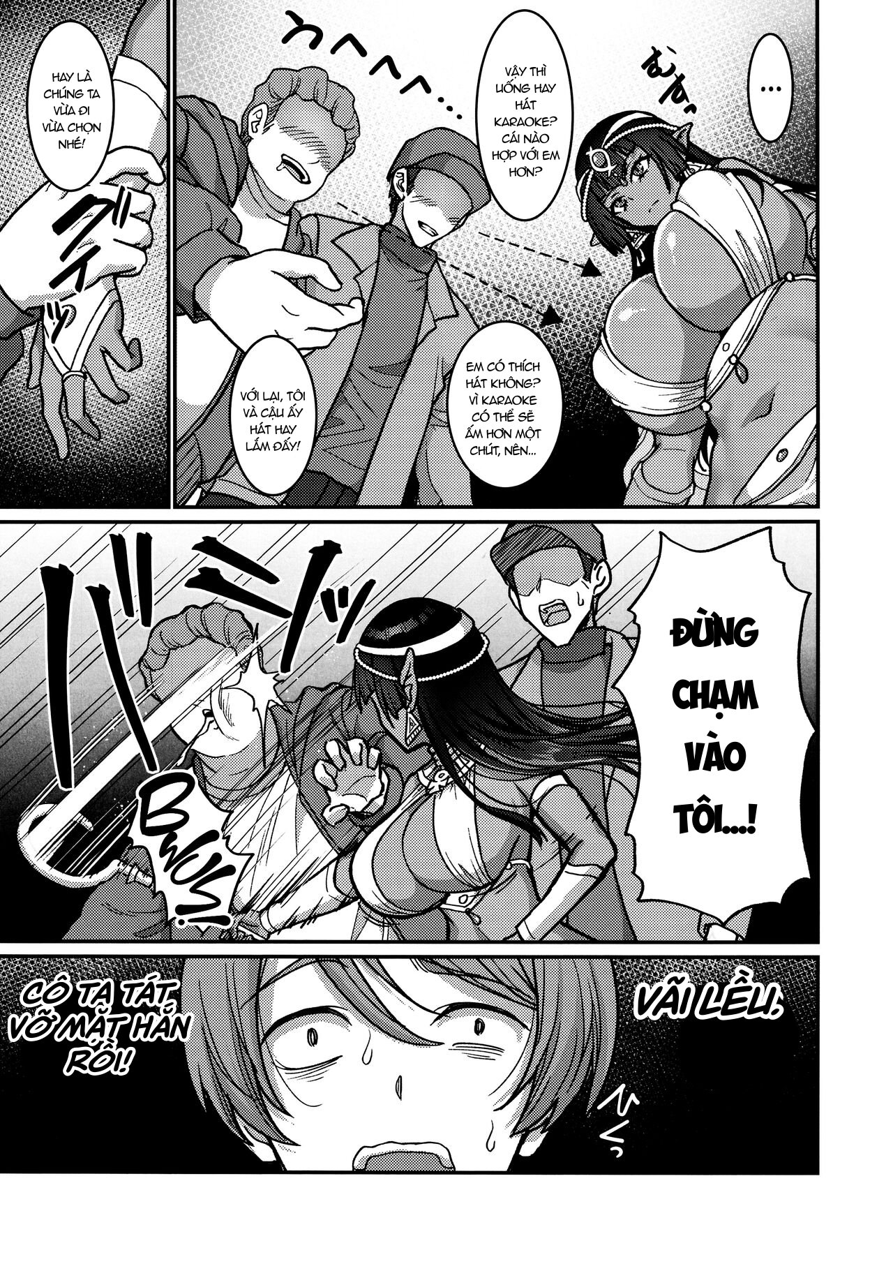 Địt liên tục với nàng công chúa sô cô la mông to - Trang 4