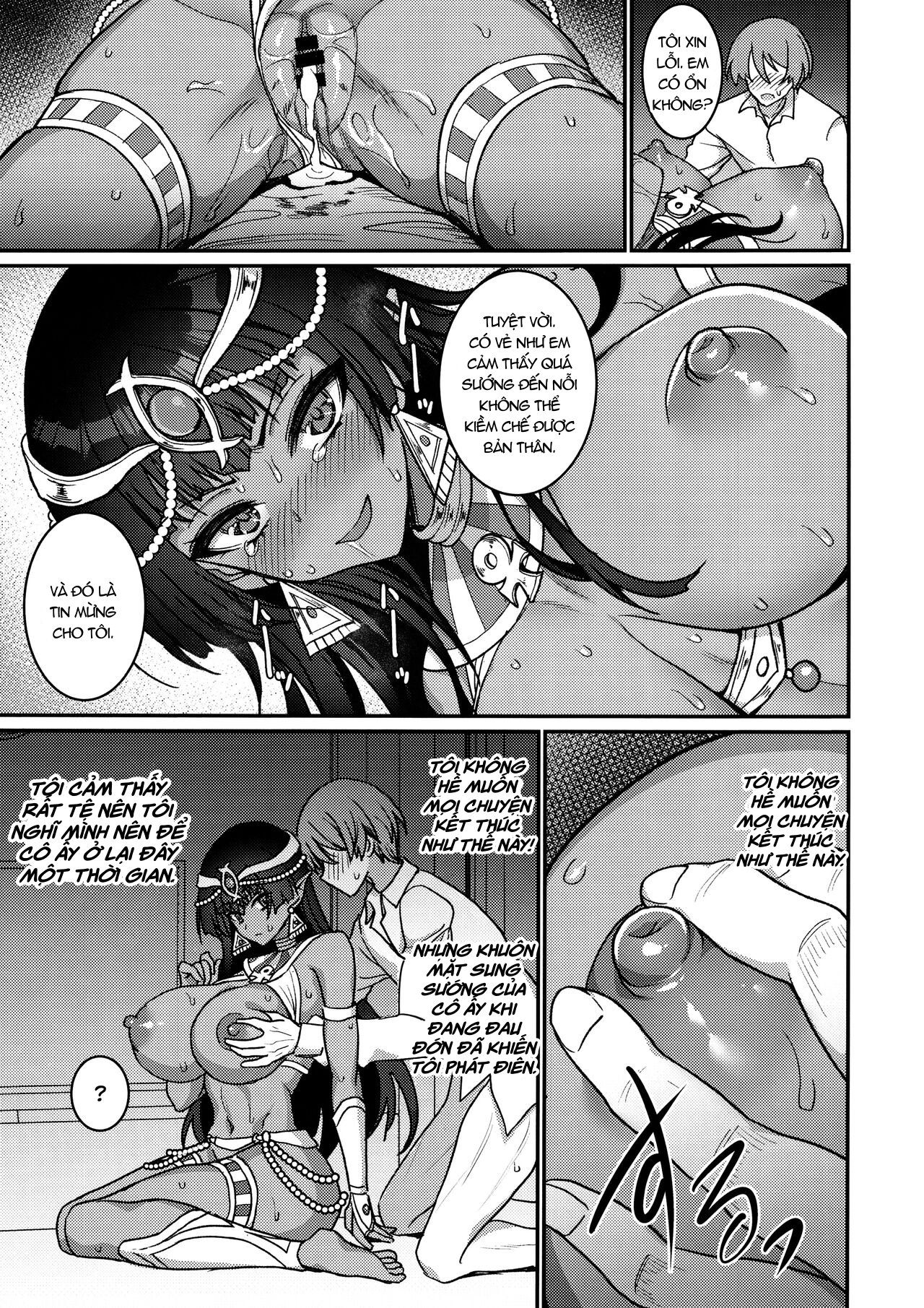 Địt liên tục với nàng công chúa sô cô la mông to - Trang 16